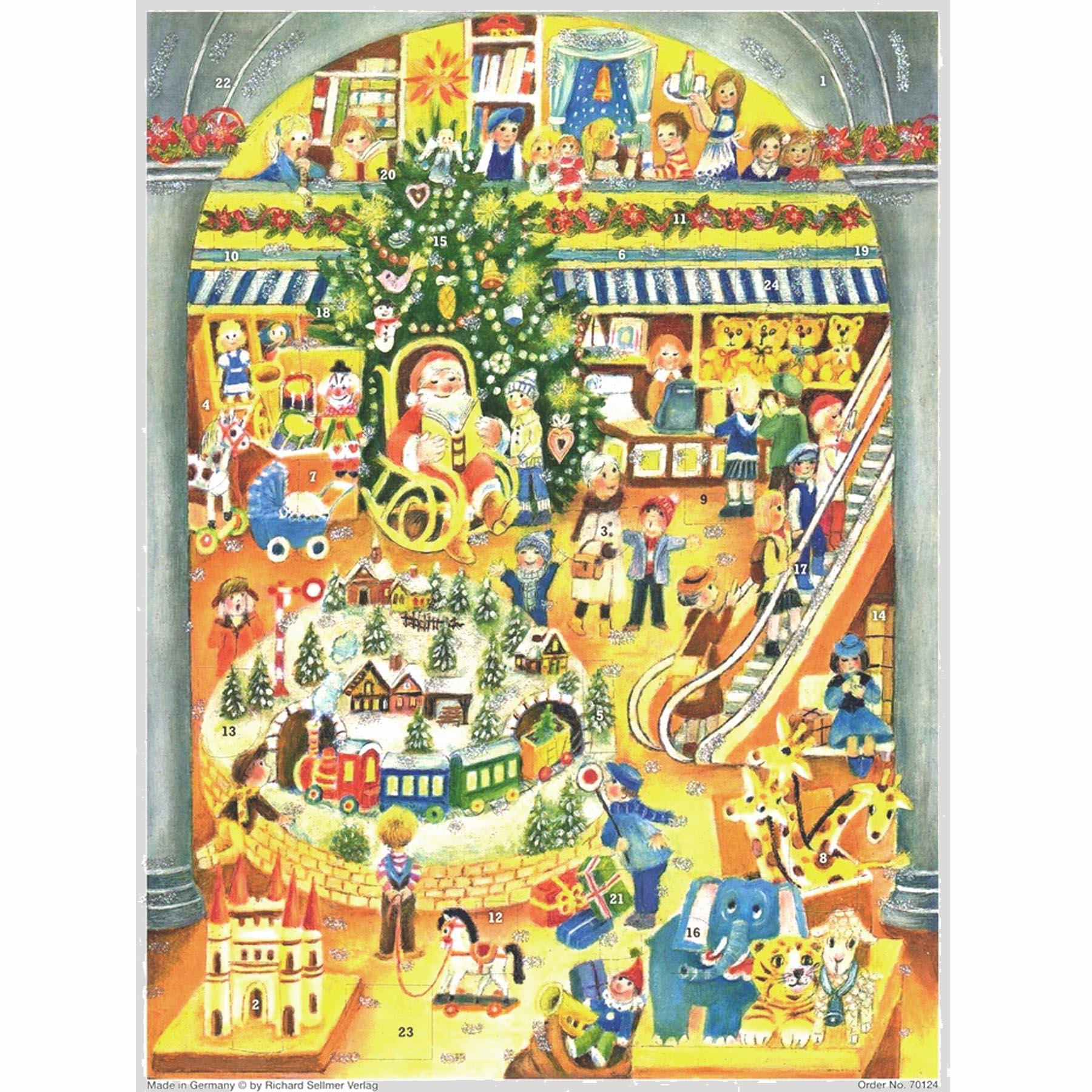 Adventskalender "Weihnachtlicher Spielzeugladen" - Sellmer Adventskalender