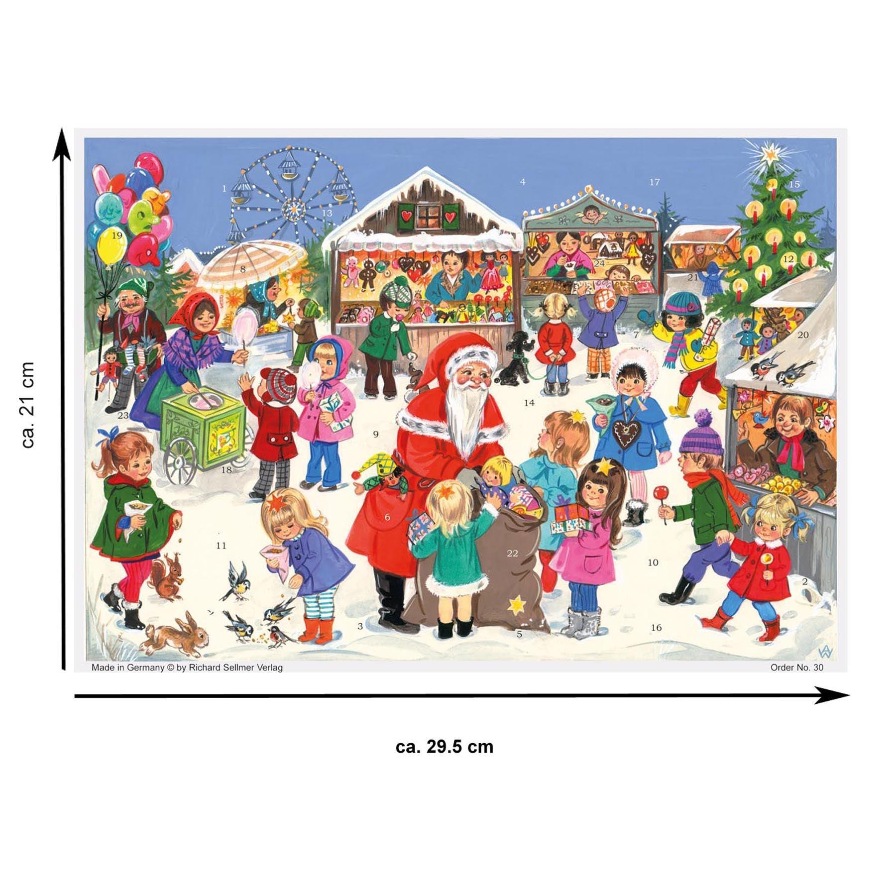 Adventskalender "Weihnachtsjahrmarkt" - Sellmer Adventskalender