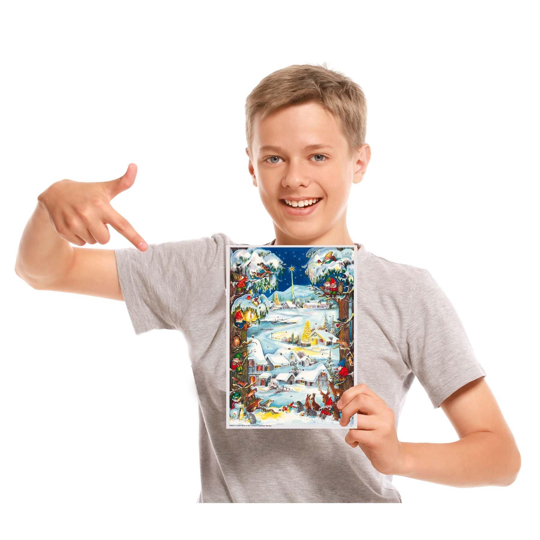 Adventskalender "Winterliches Dorf" - Sellmer Adventskalender