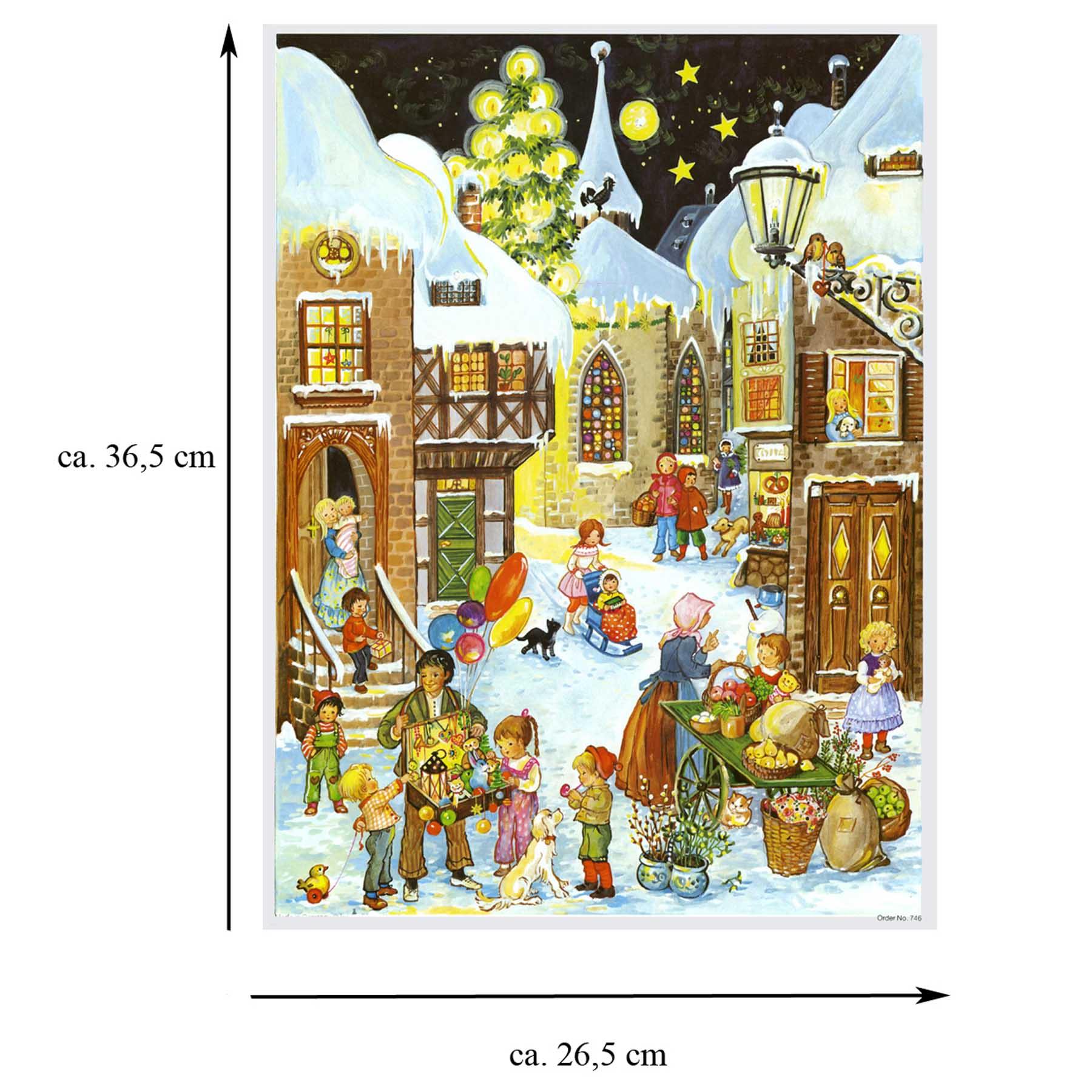 Adventskalender "Wir gehen auf den Markt" - Sellmer Adventskalender