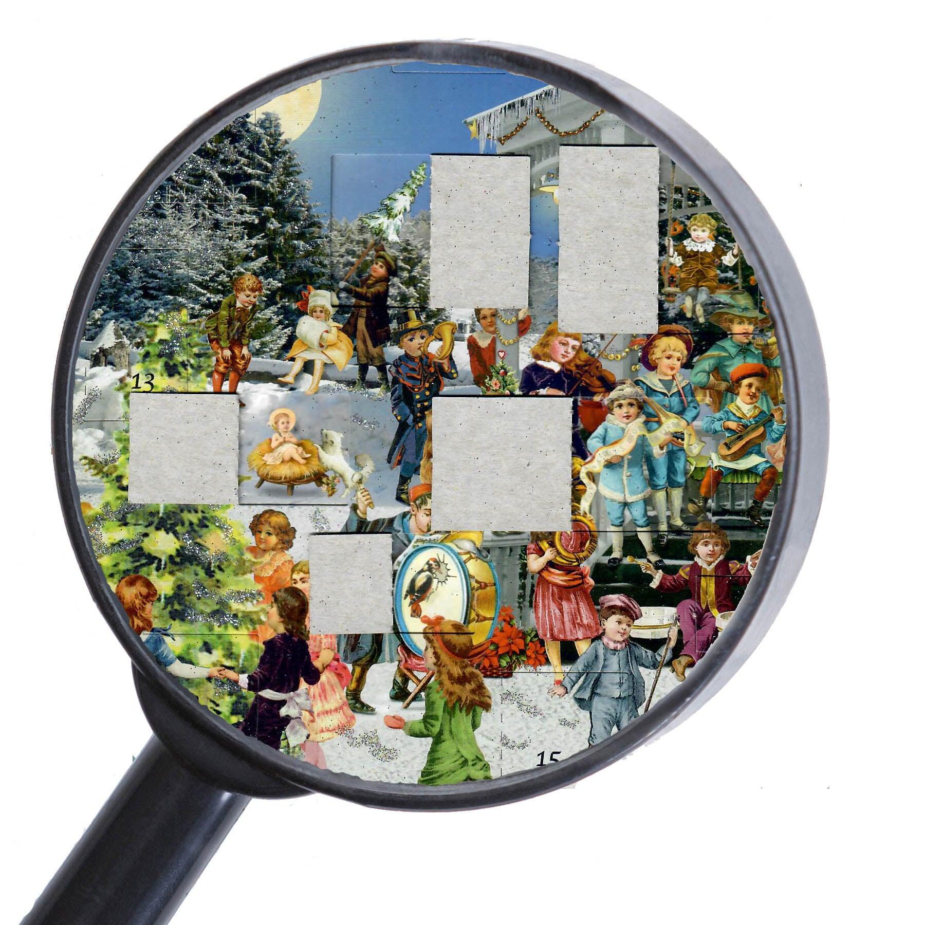 Papier Adventskalender "Am Pavillon" - Sellmer Adventskalender