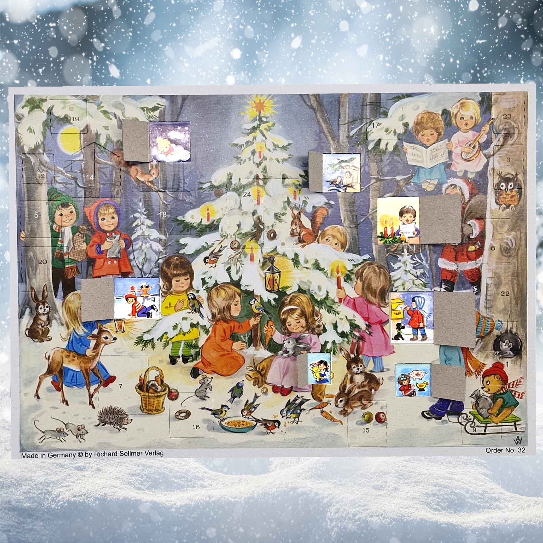 Advent calendar "Fun and games at the Christmas tree"