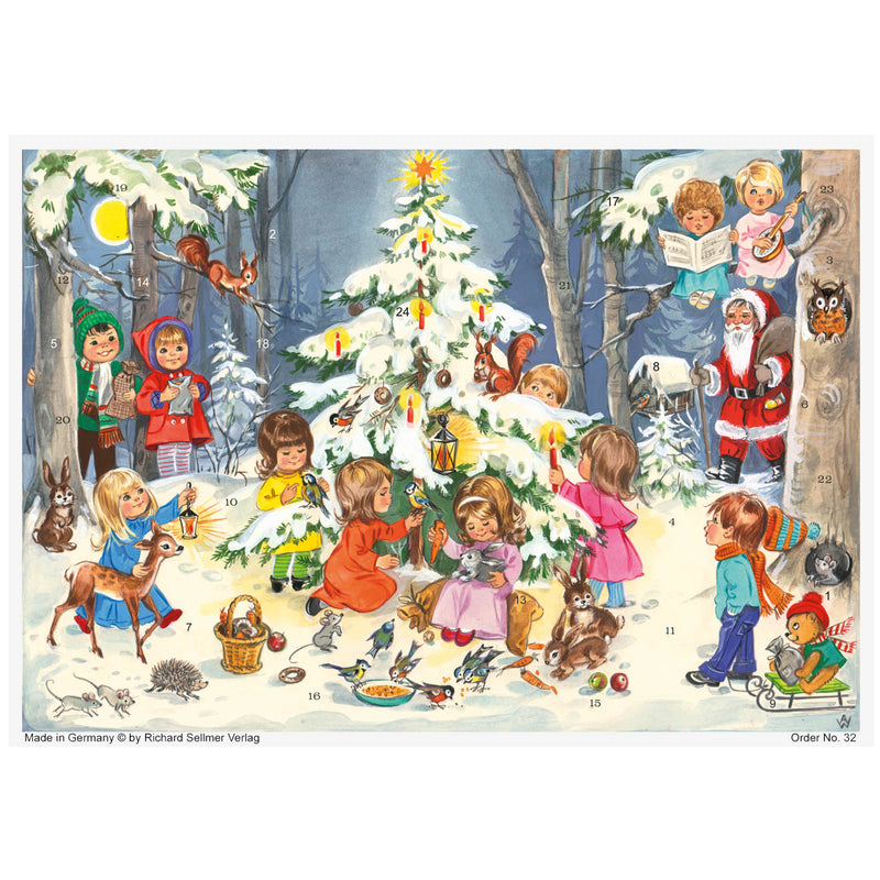 Advent calendar "Fun at the Christmas tree"