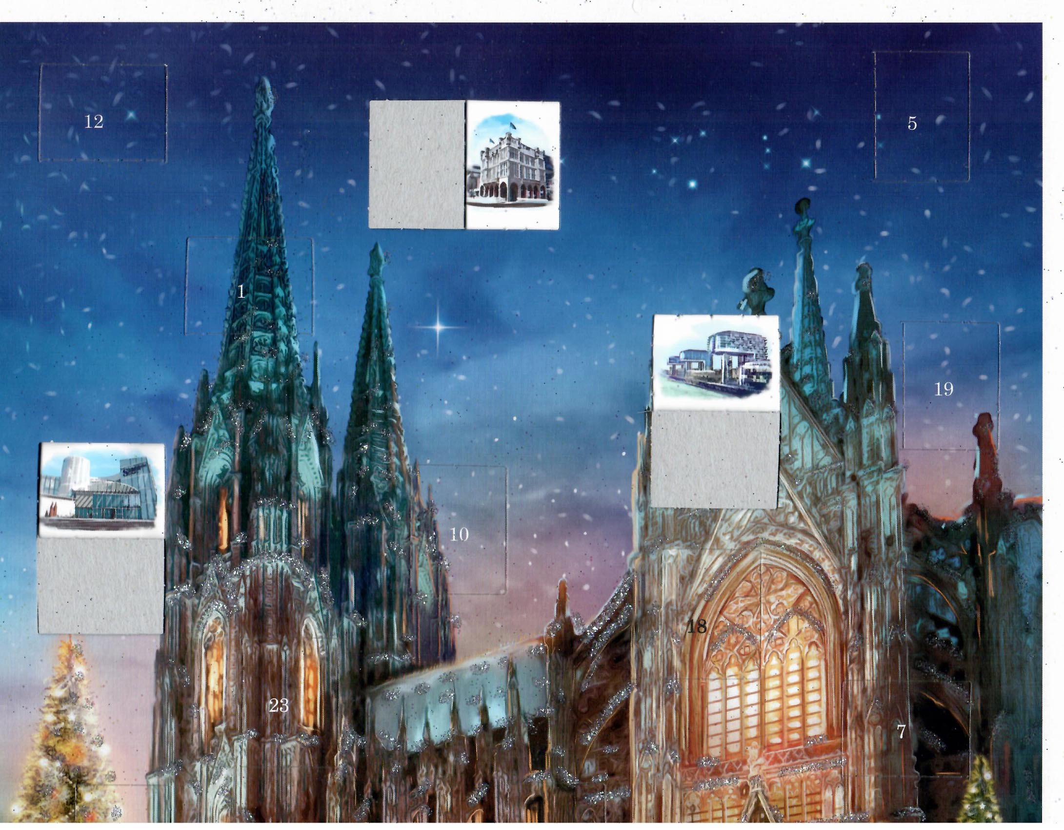 Adventskalender "Köln" Ausschnitt