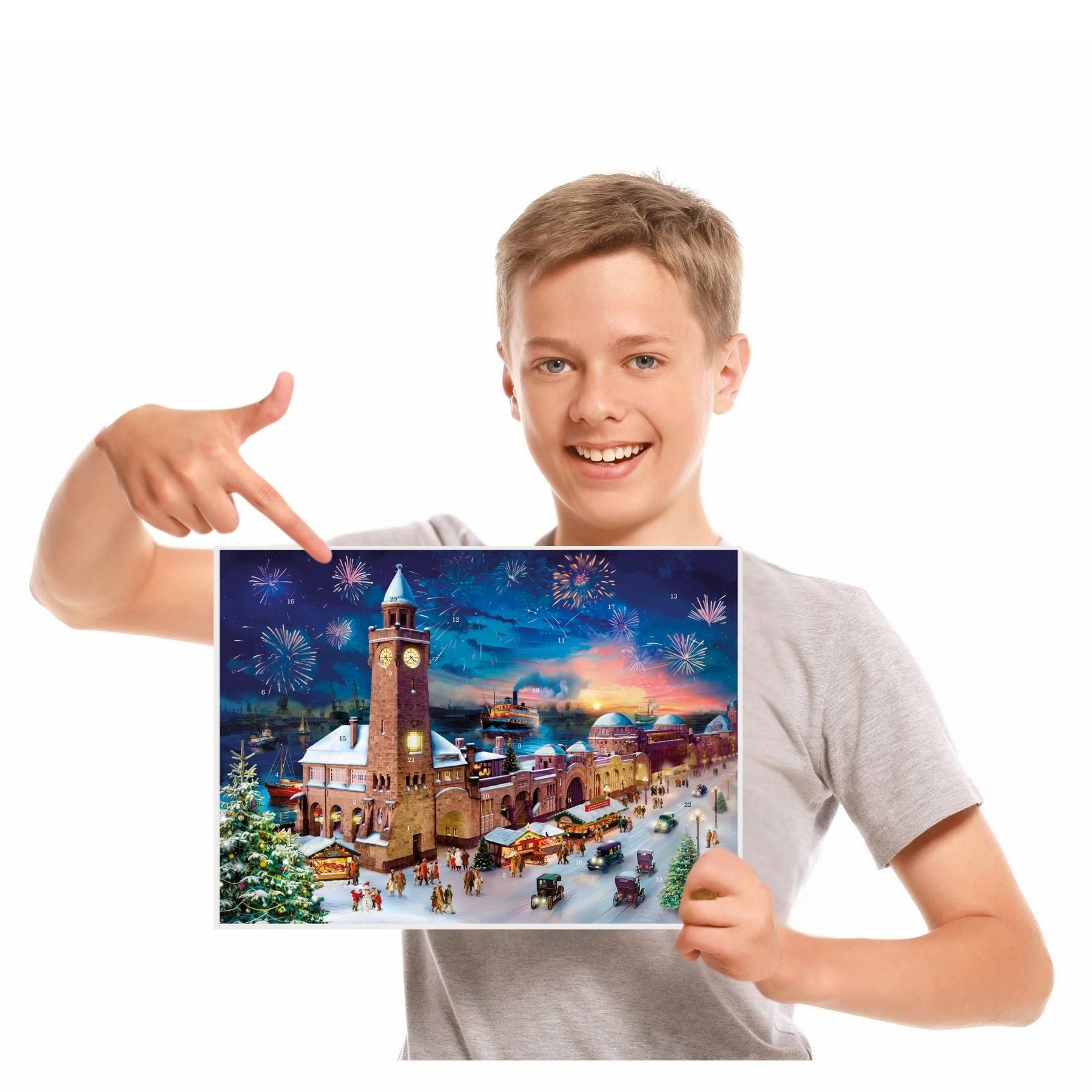 Adventskalender "Hamburg Landungsbrücken" - Junge