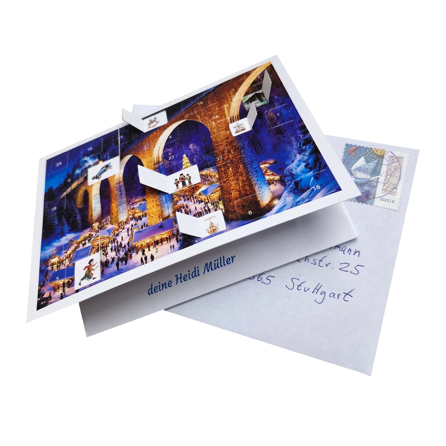 Mini-Adventskalender "Budenzauber unterm Eisenbahnviadukt"