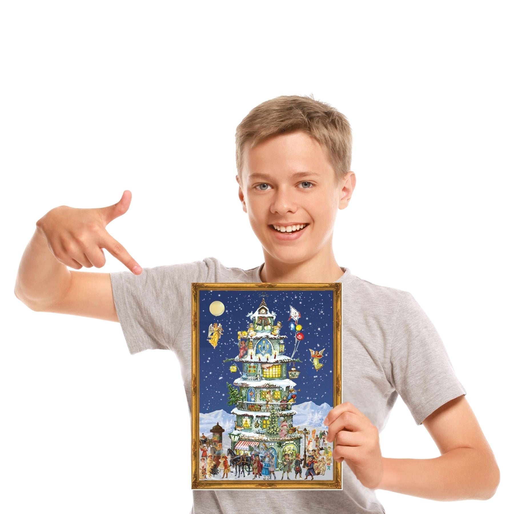 Advent calendar "Christmas tower"