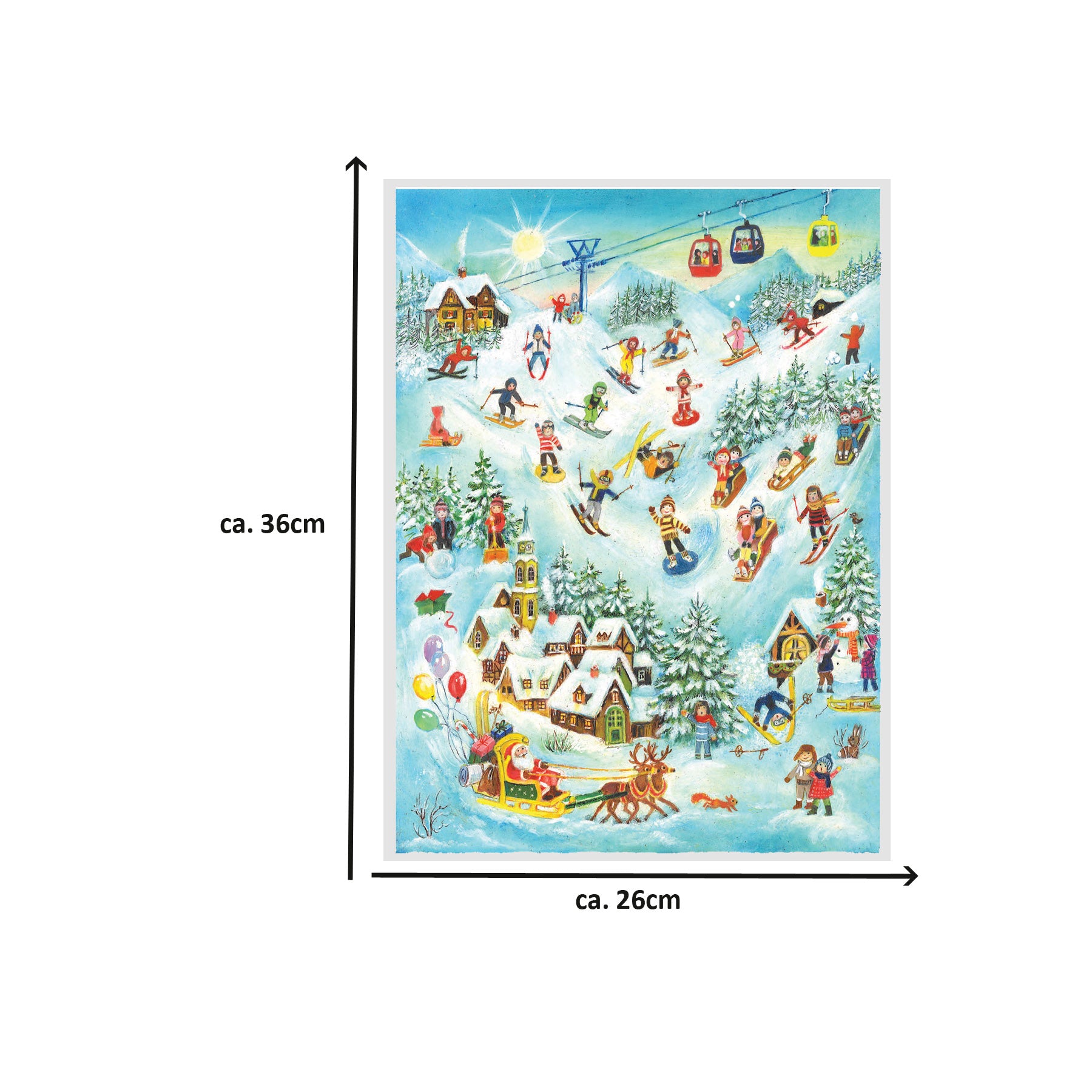 Advent calendar "Ski fun"