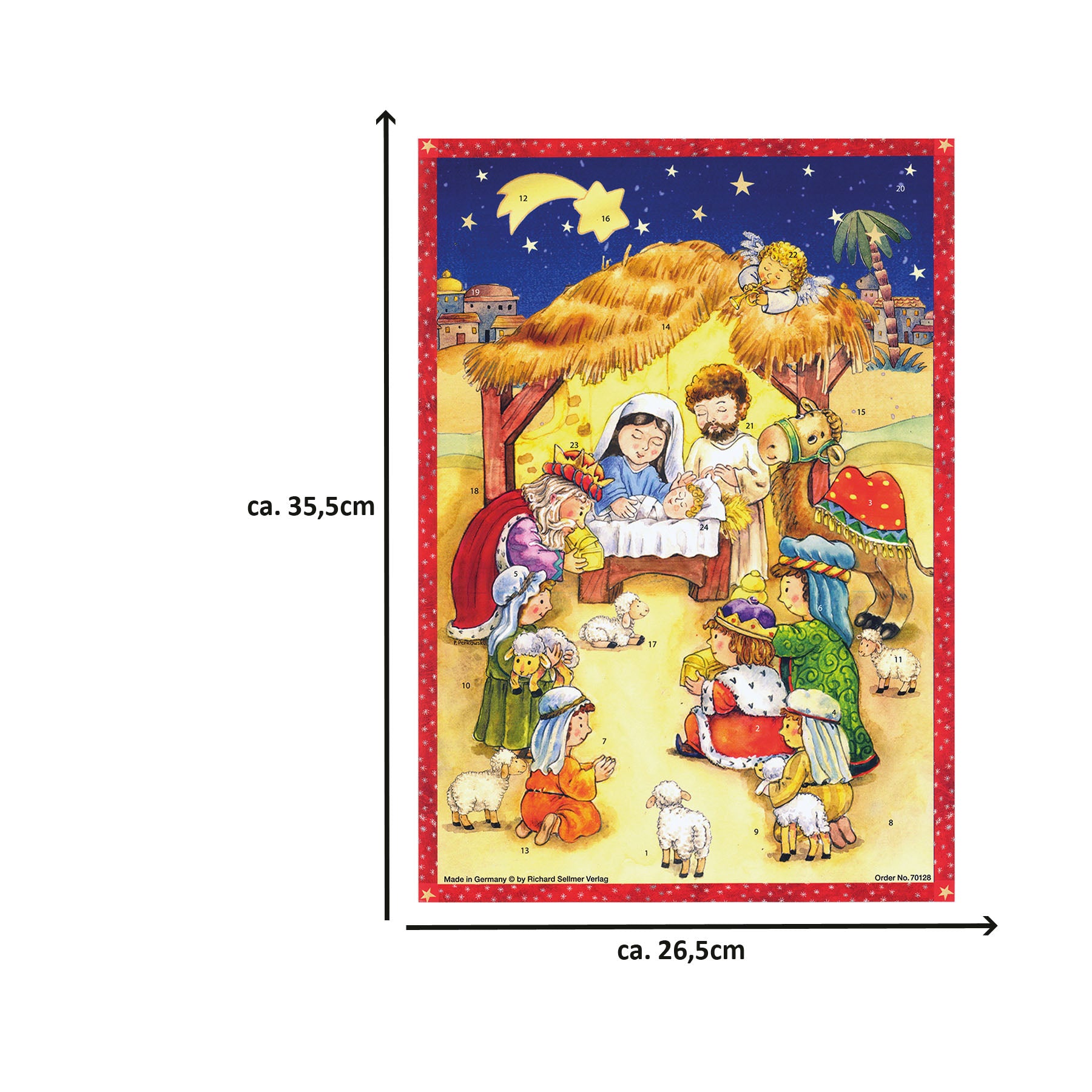 Advent calendar "The Nativity of Bethlehem"