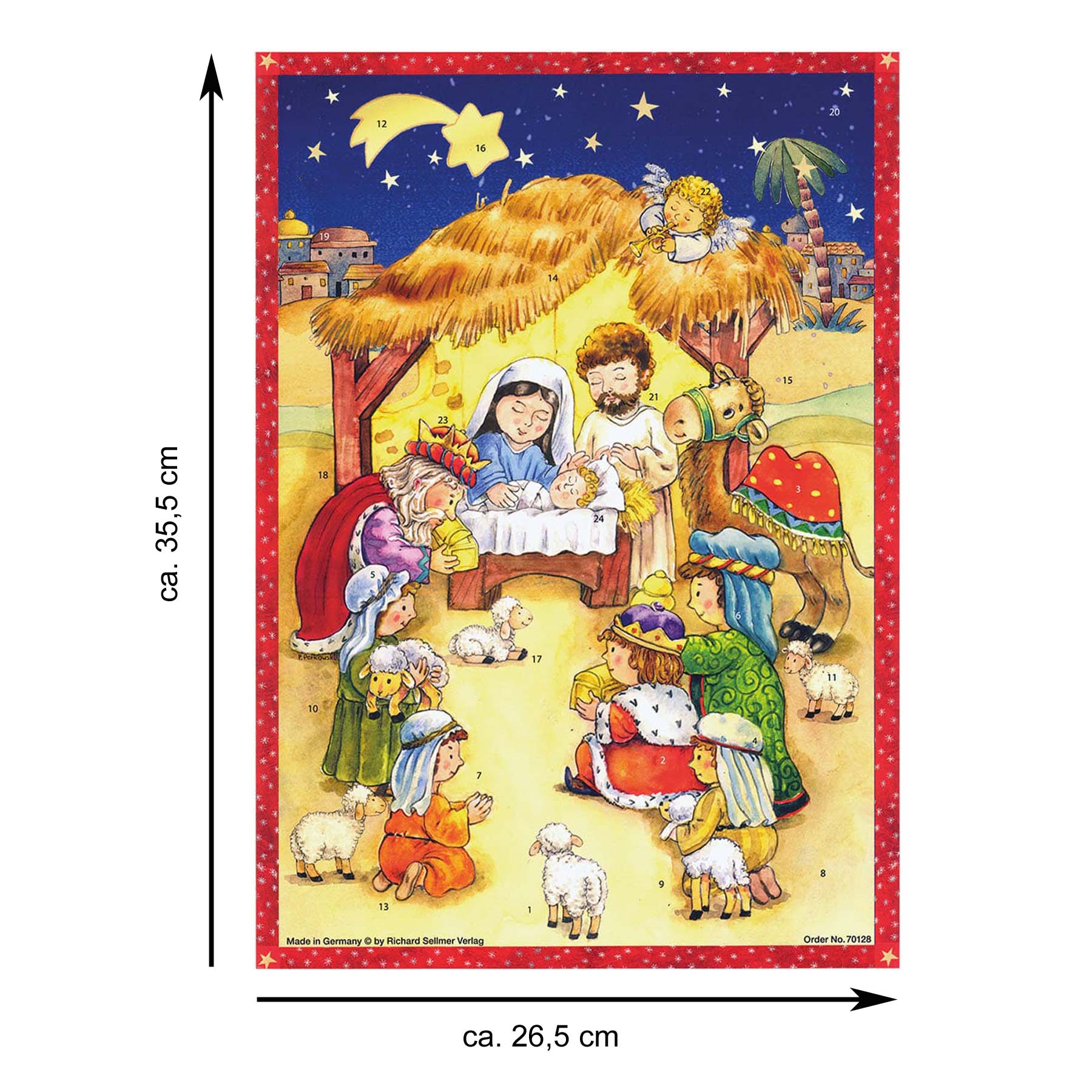 Advent calendar "The Nativity of Bethlehem"