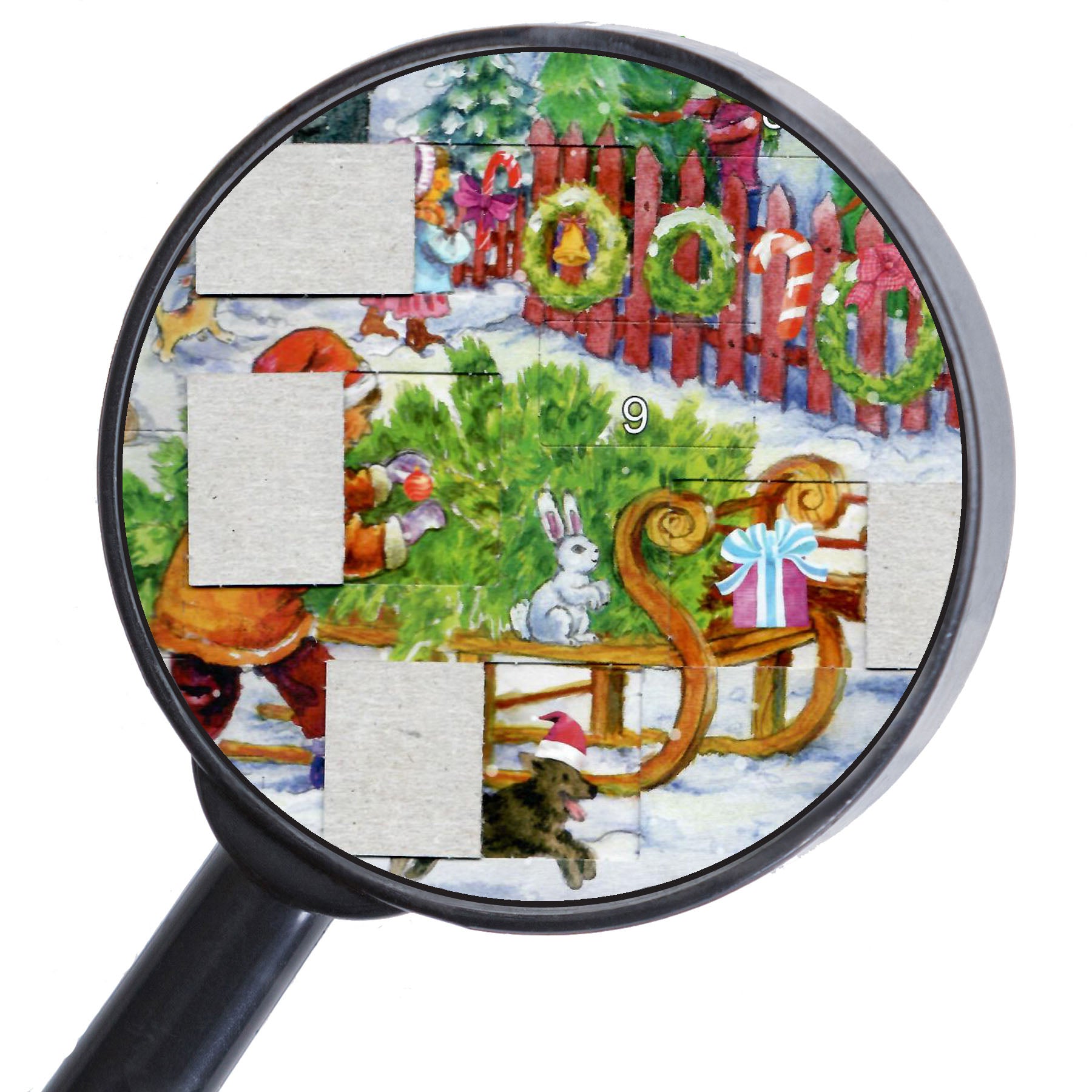 Advent calendar "Christmas Tree Sale"