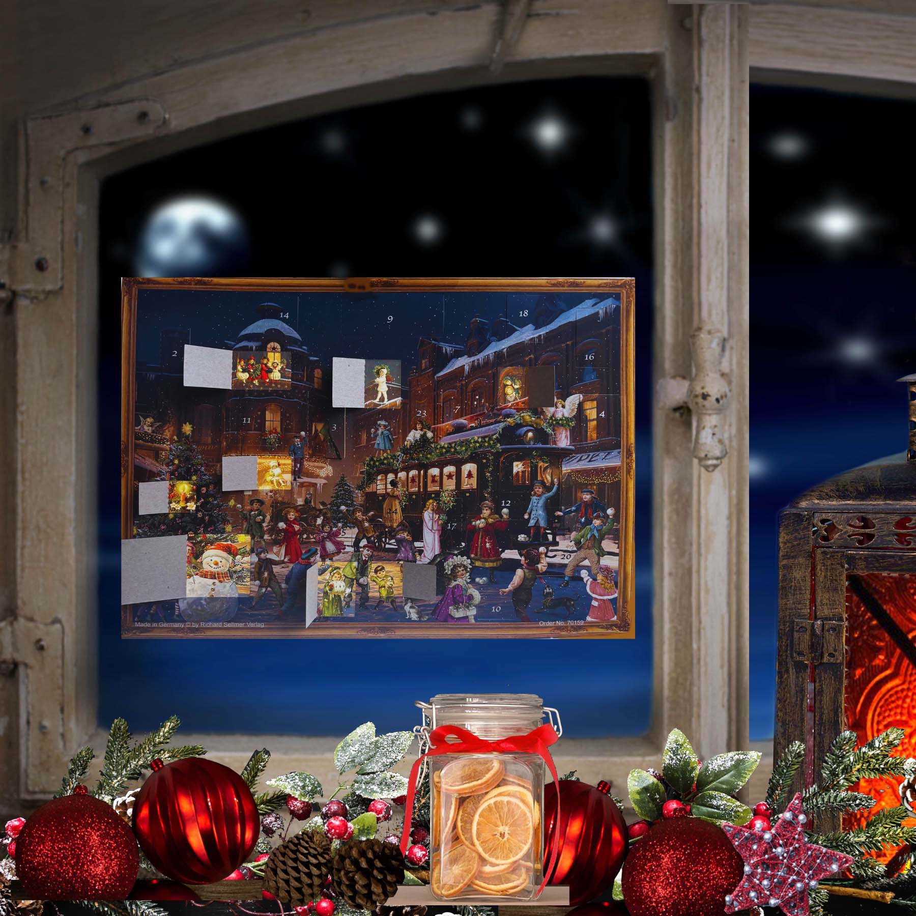 Adventskalender 70159 am Fenster thumbnail