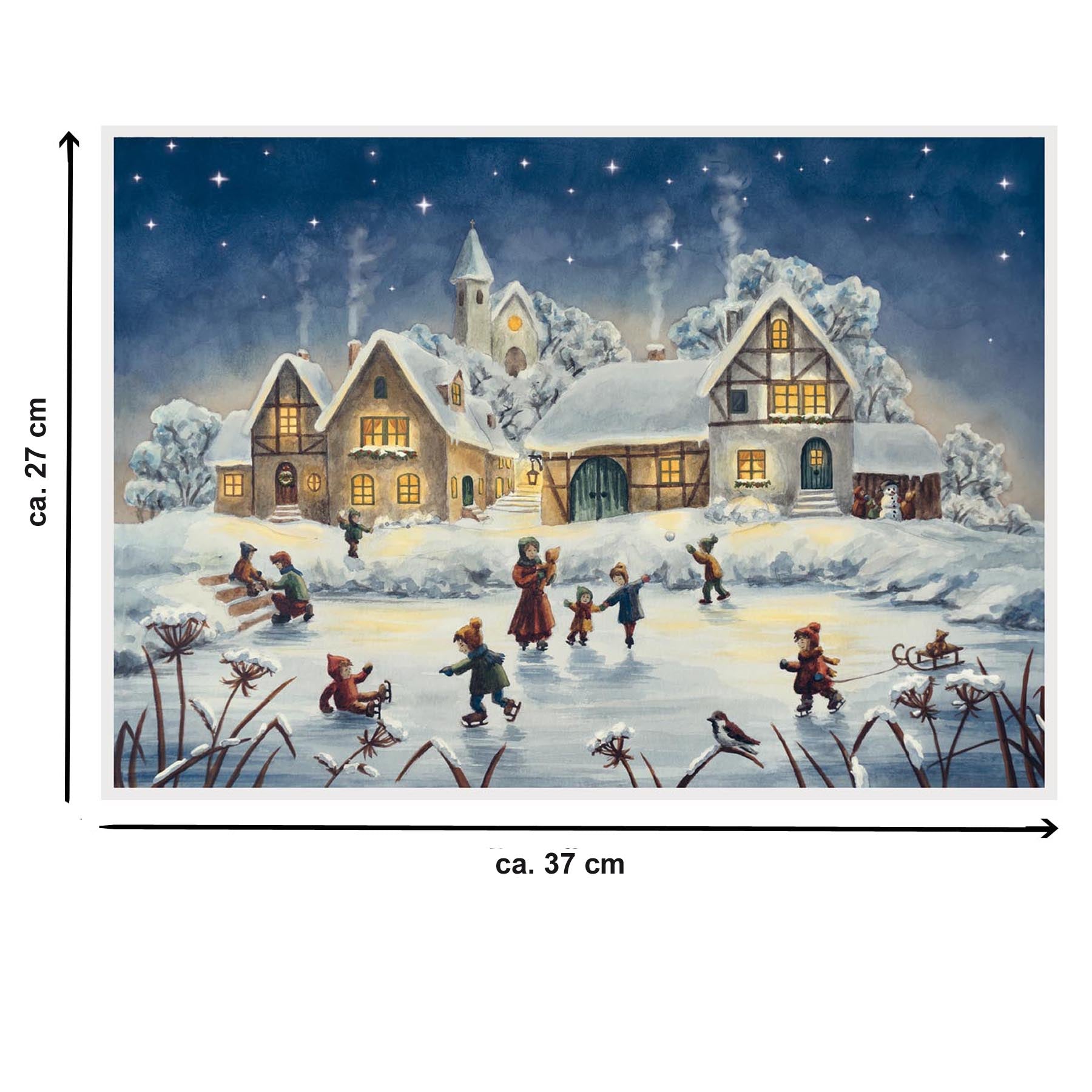 Advent calendar "Ice Skating Joys"