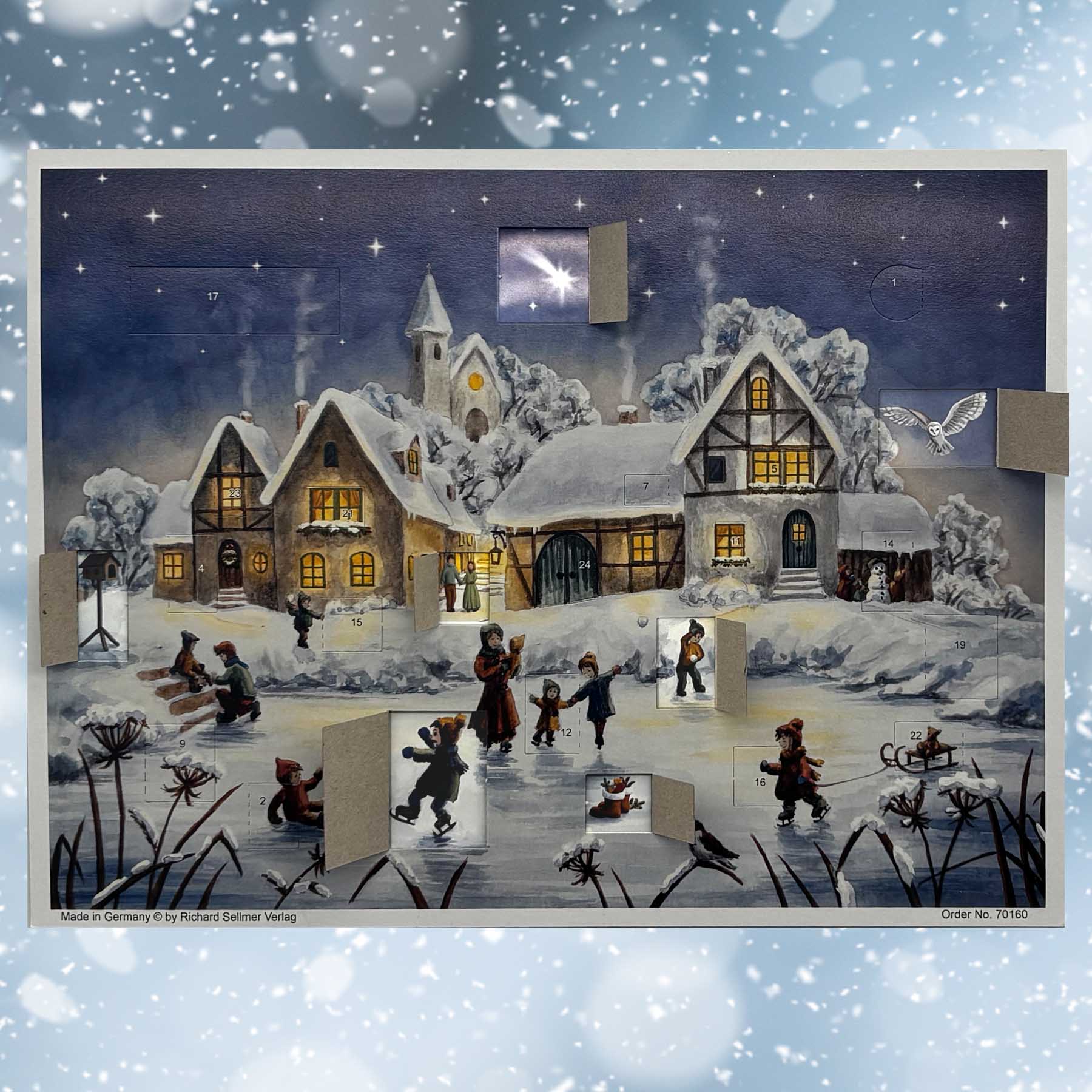 Advent calendar "Ice Skating Joys"