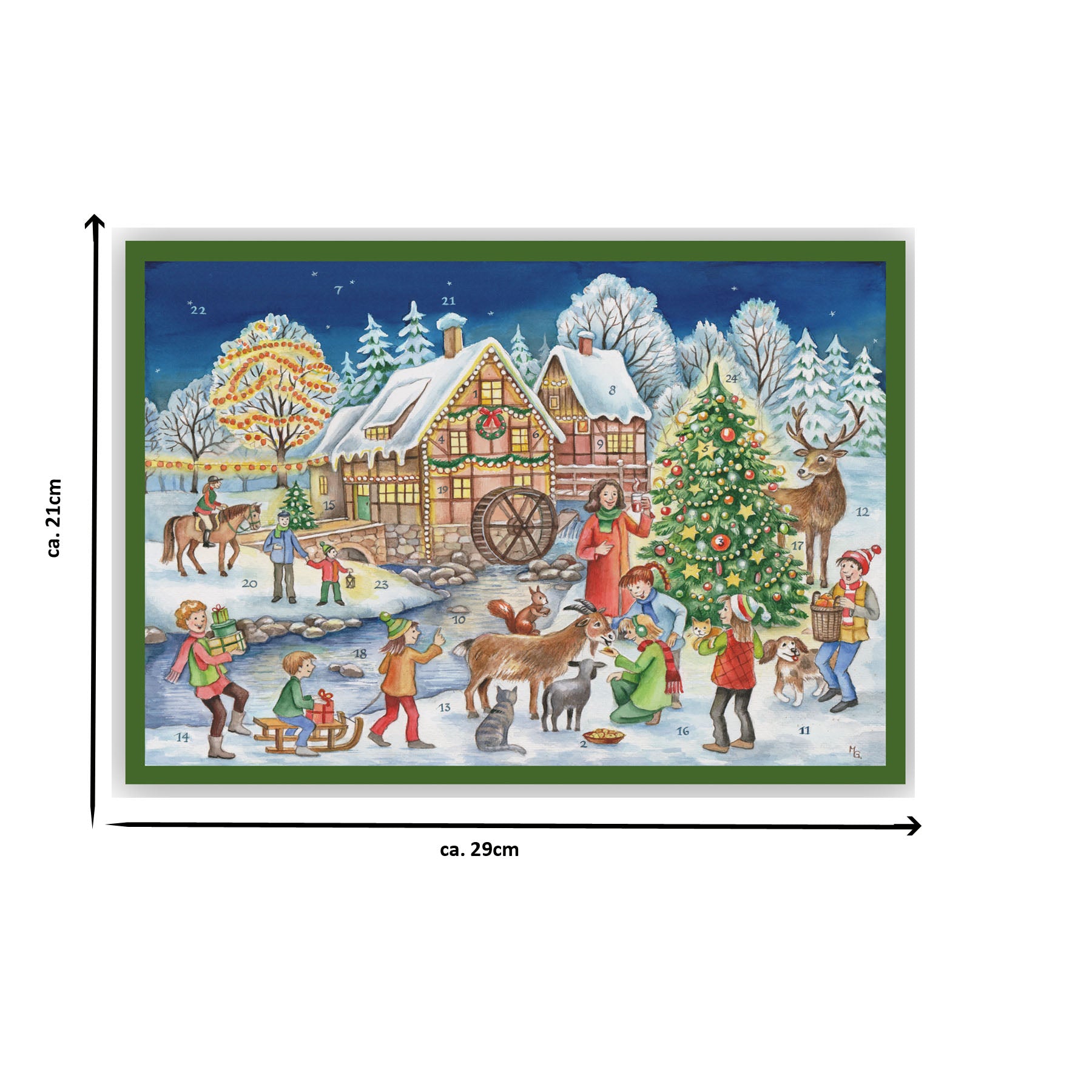 Adventskalender 70162 Größenanzeige thumbnail