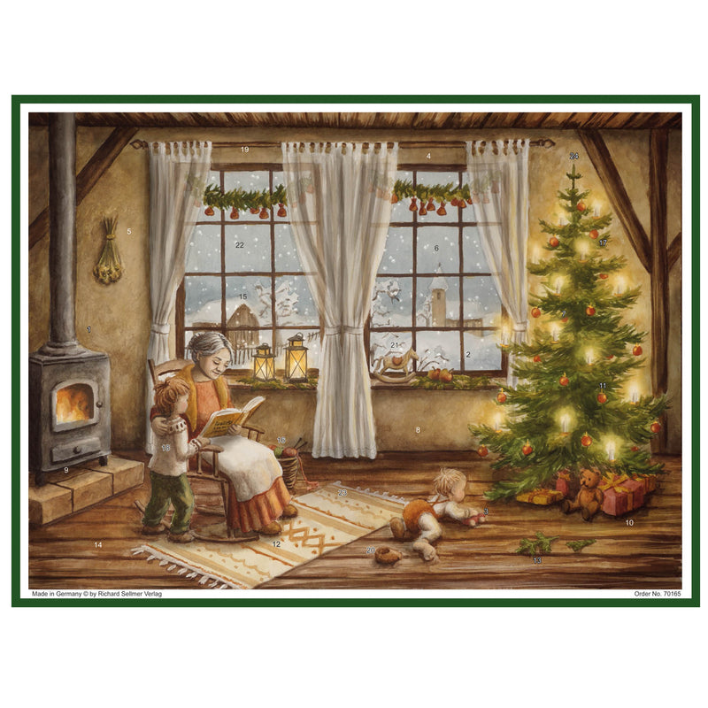 Advent Calendar "Grandmother in the Cozy Old Parlor" NEW