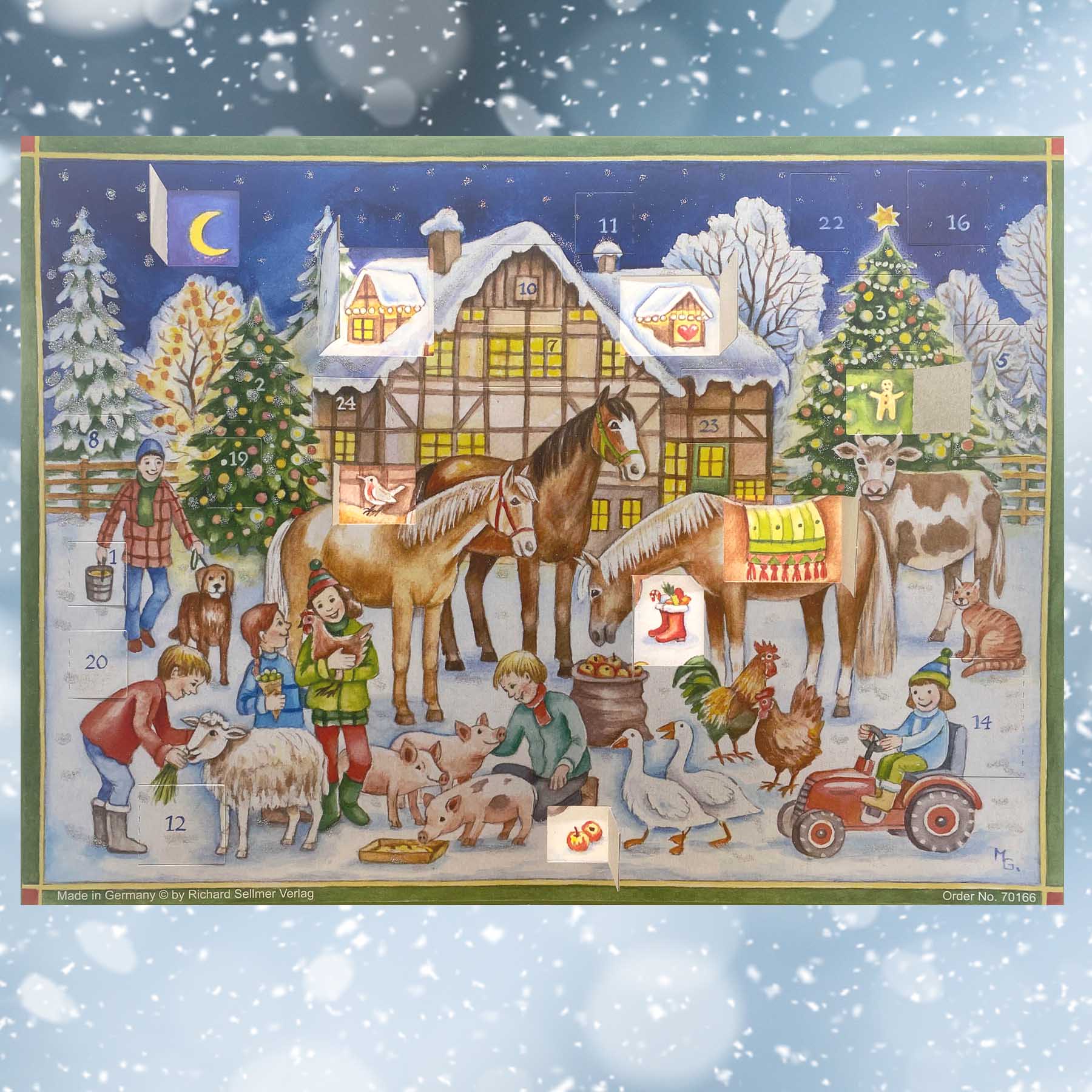 Advent Calendar "Christmas with the Animals" - NEW
