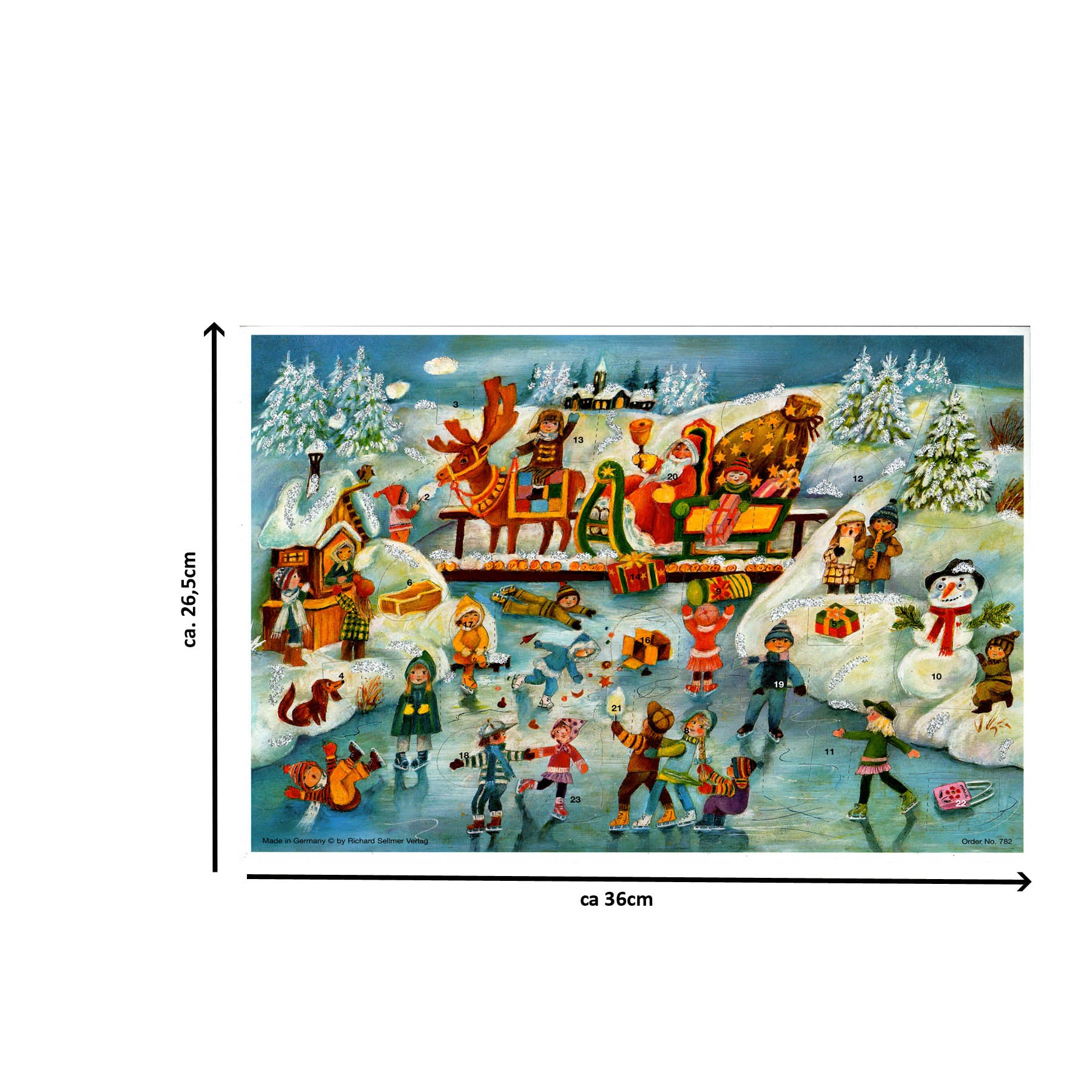 Advent calendar "Fun while ice skating"