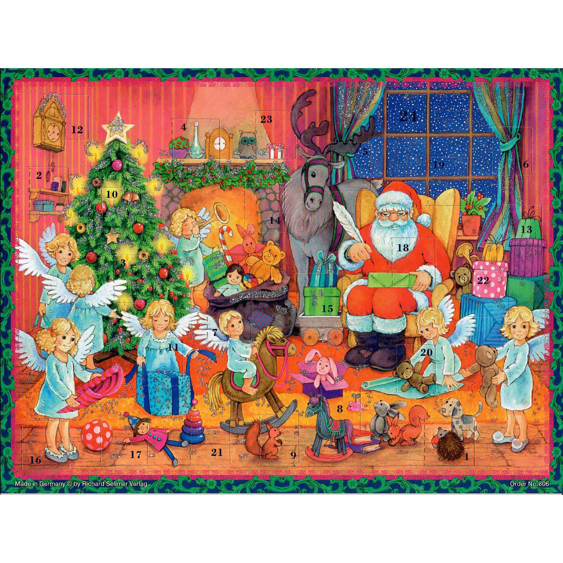 Größe des Adventskalender Nr. 806