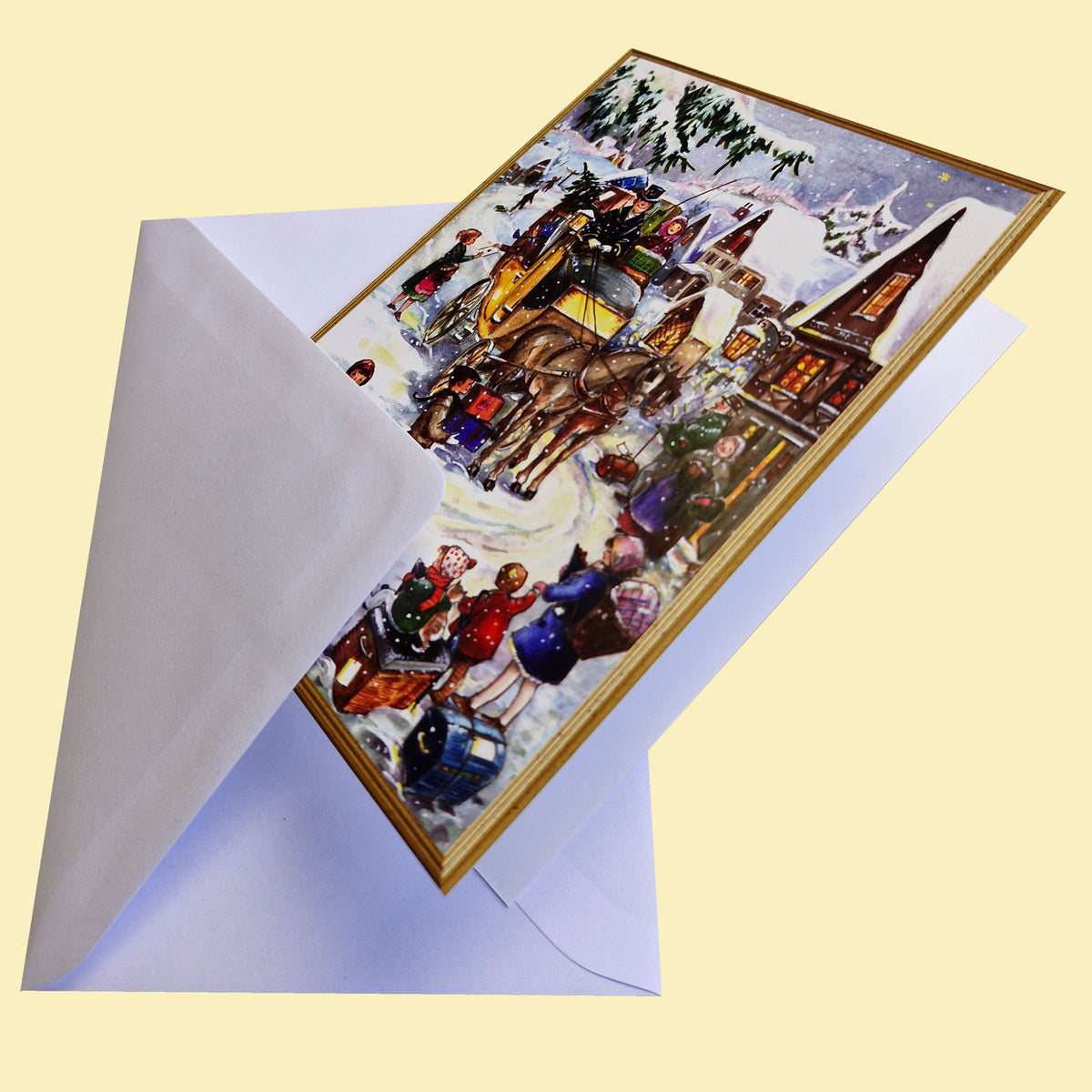 Christmas card “Carriage”