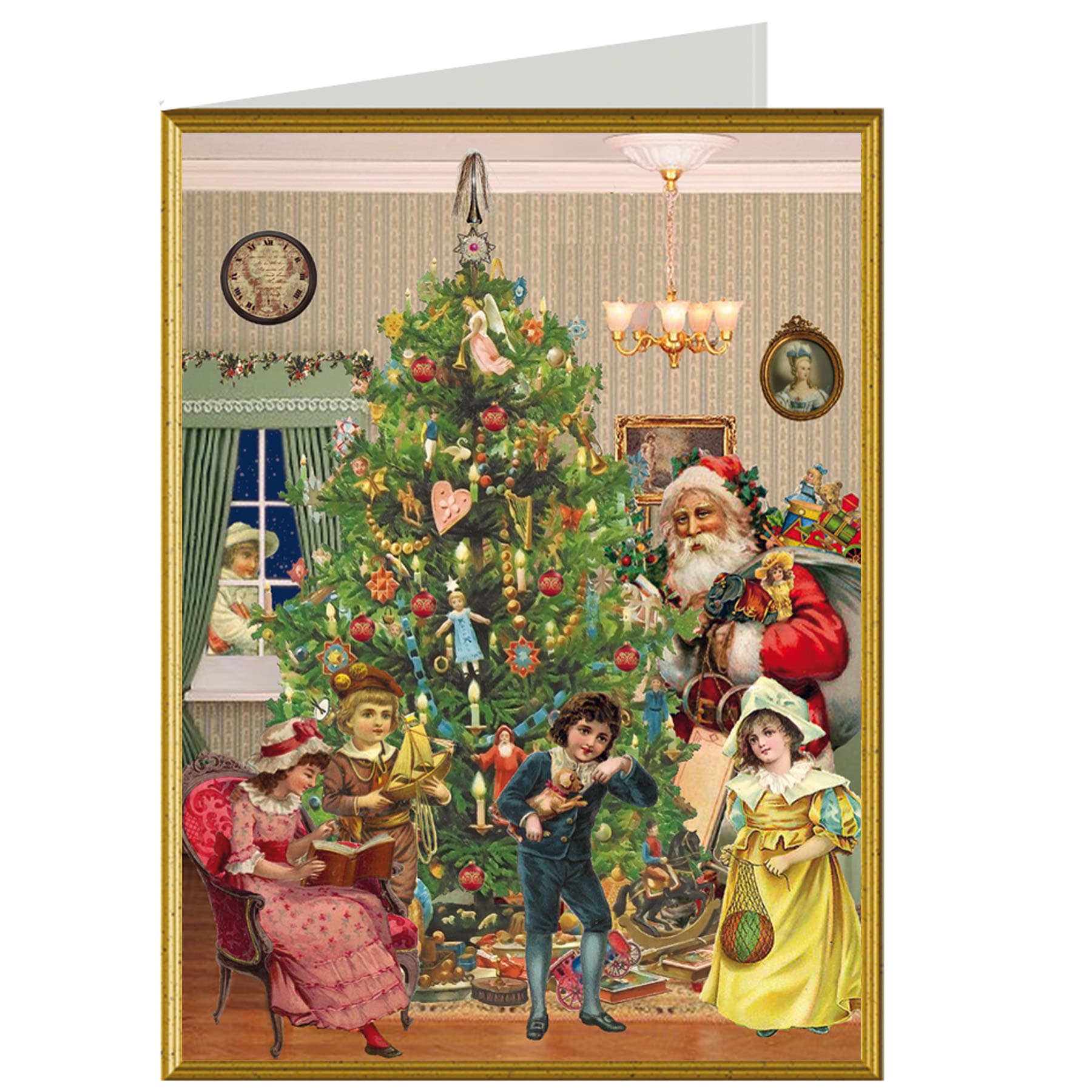 Weihnachtskarte Heilig Abend