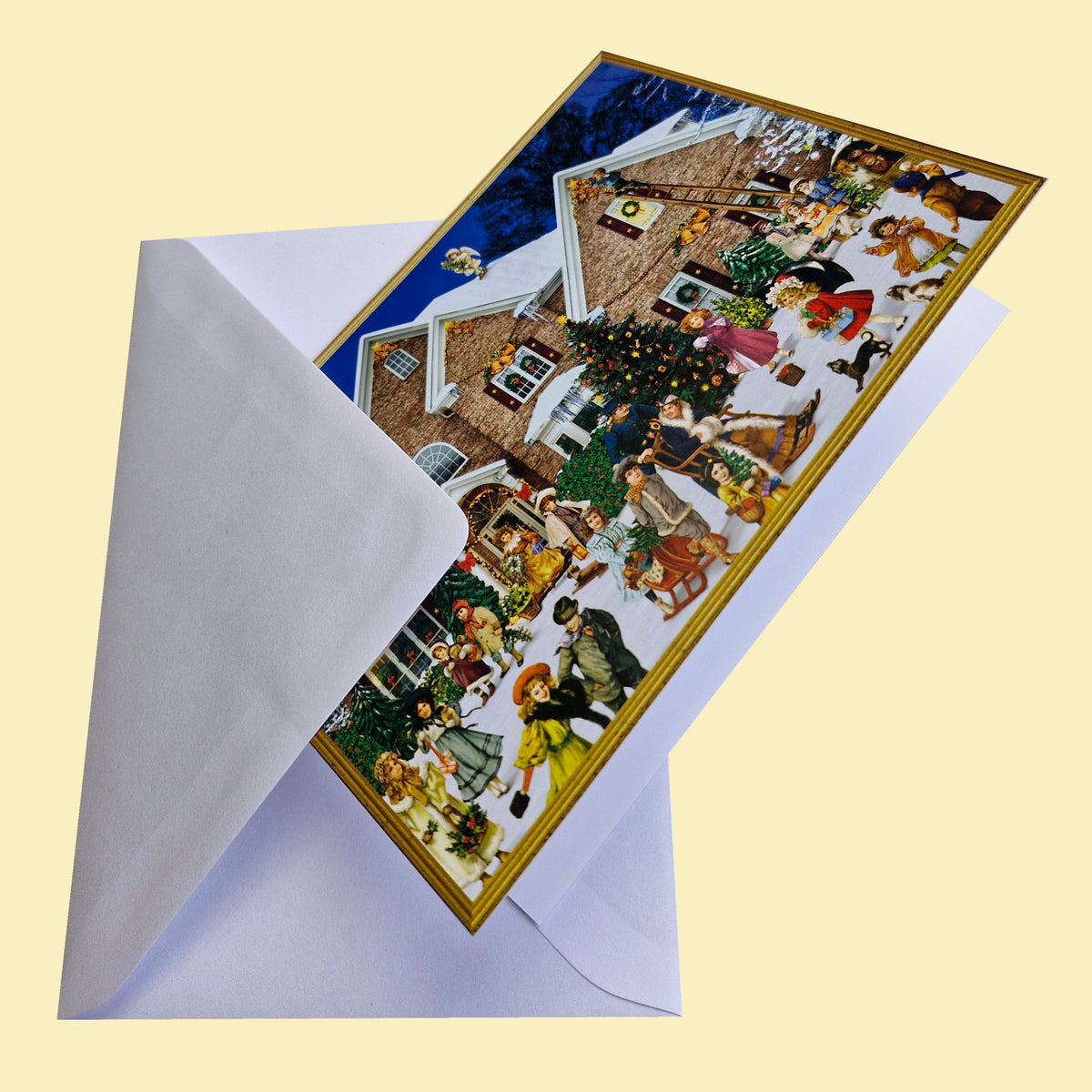 Christmas card “Victorian House”
