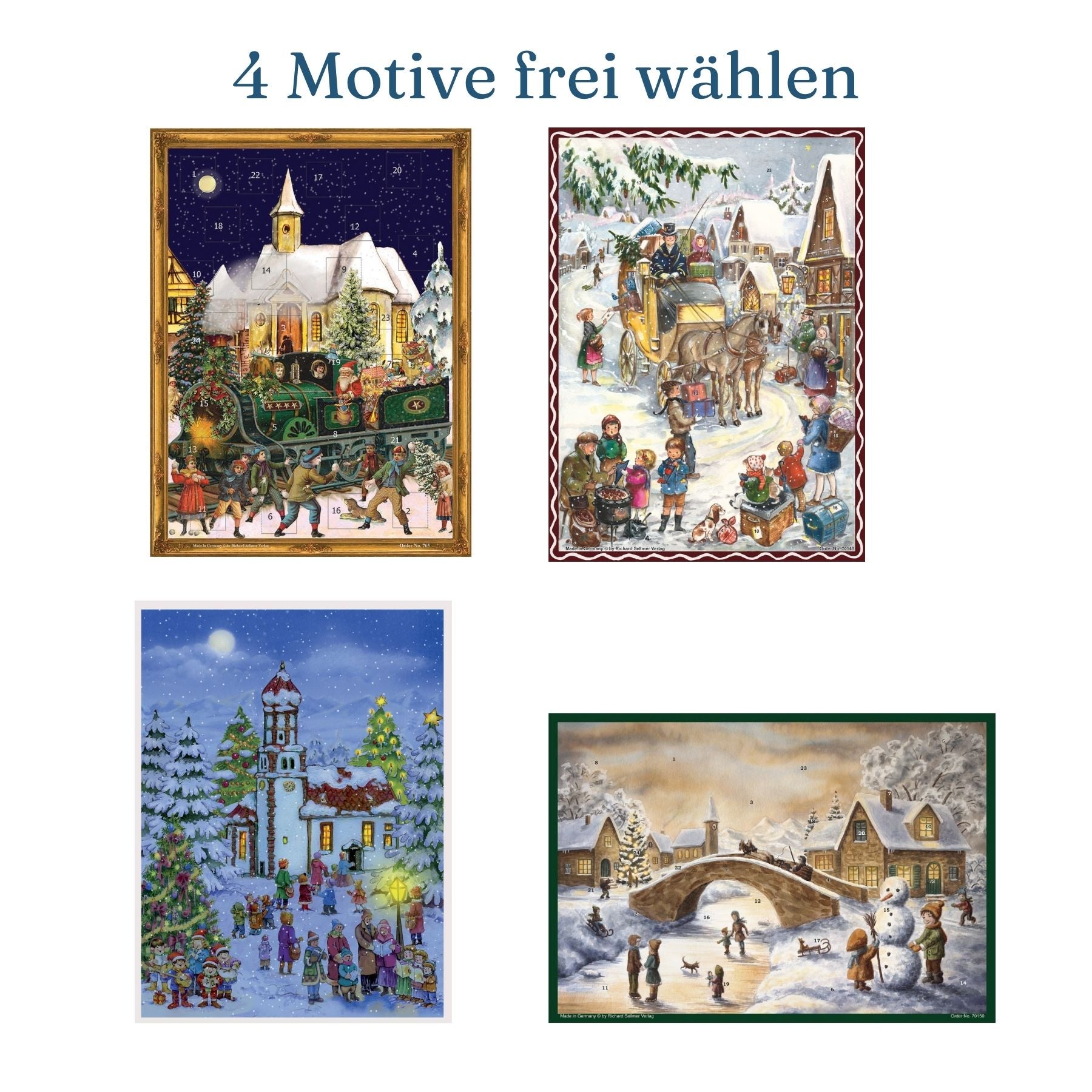 4er-Bundle A3 Adventskalender