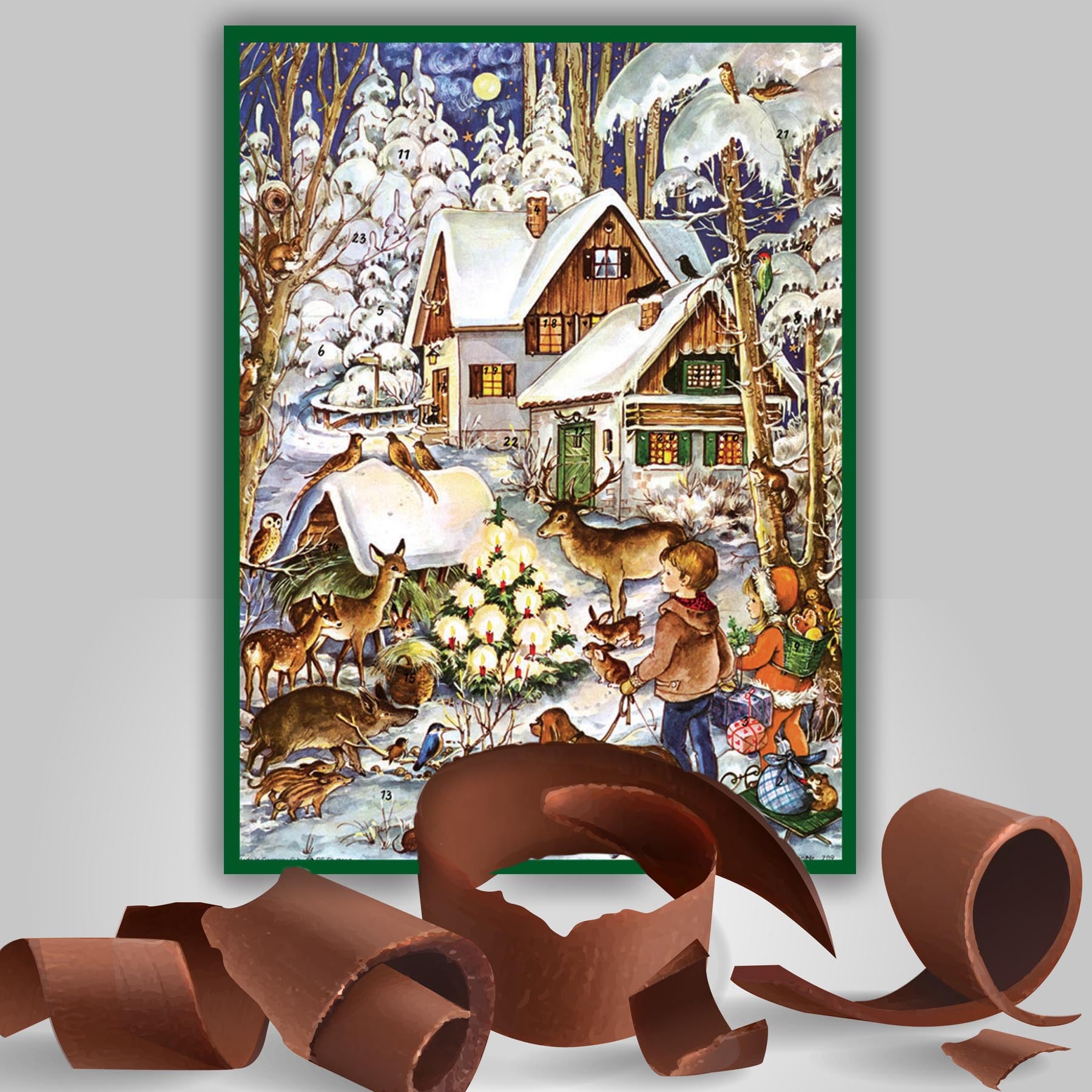 Chocolate Advent Calendar "Winter with the Animals"