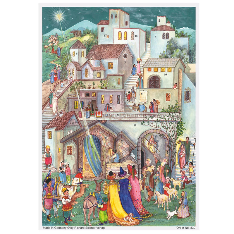 Advent calendar "Holy Three Kings in Bethlehem"