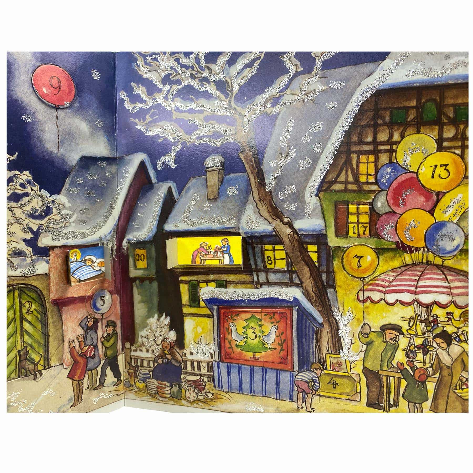 Türchenansicht Adventskalender Kappeleplatz