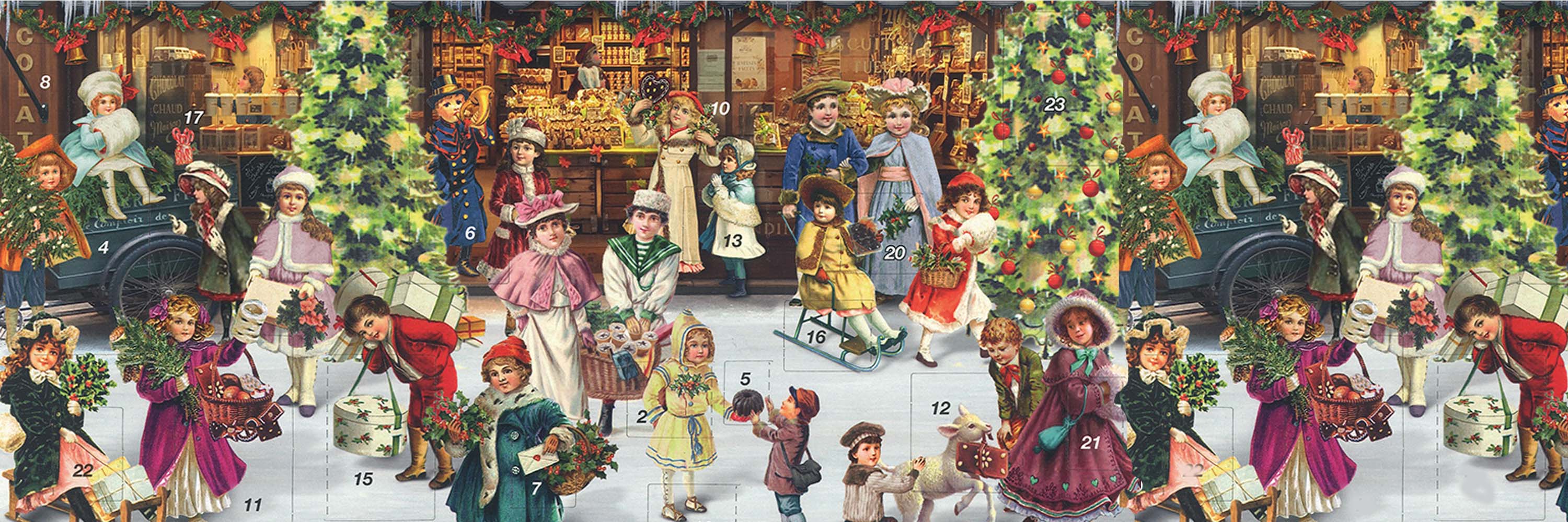 Banner viktorianische Adventskalender