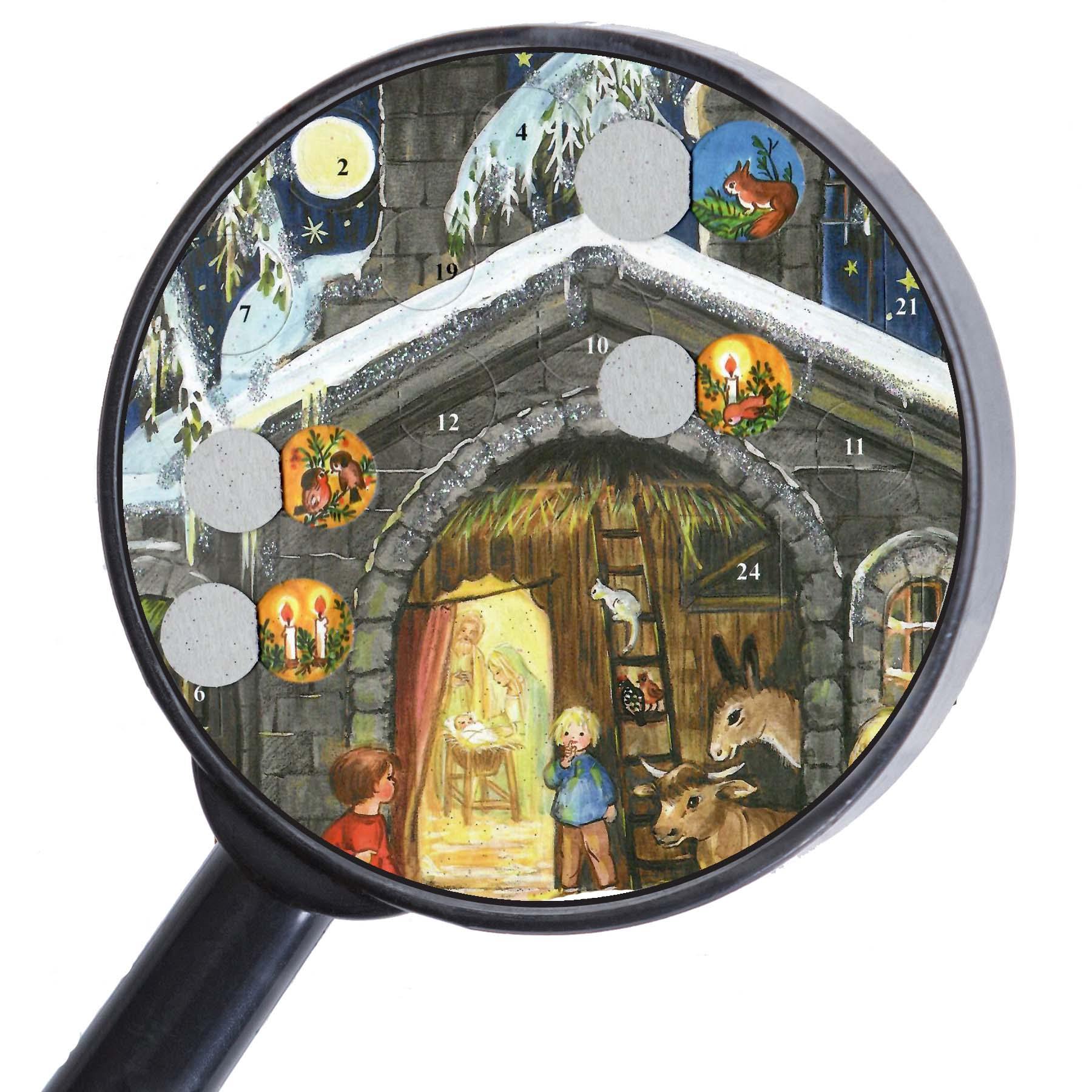 Adventskalender A4 "Am Stall" - Sellmer Adventskalender thumbnail