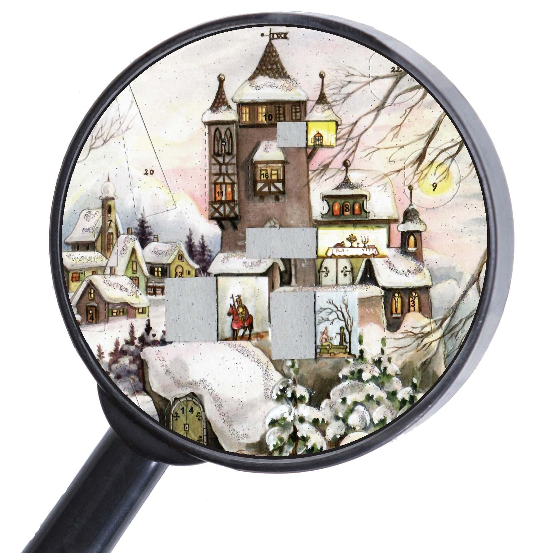 Adventskalender A4 "An der Burg" - Sellmer Adventskalender thumbnail