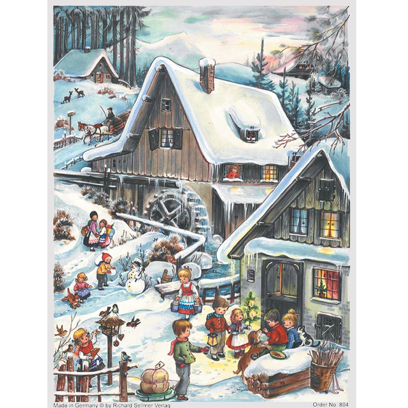 Advent calendar A4 "At the Mill"