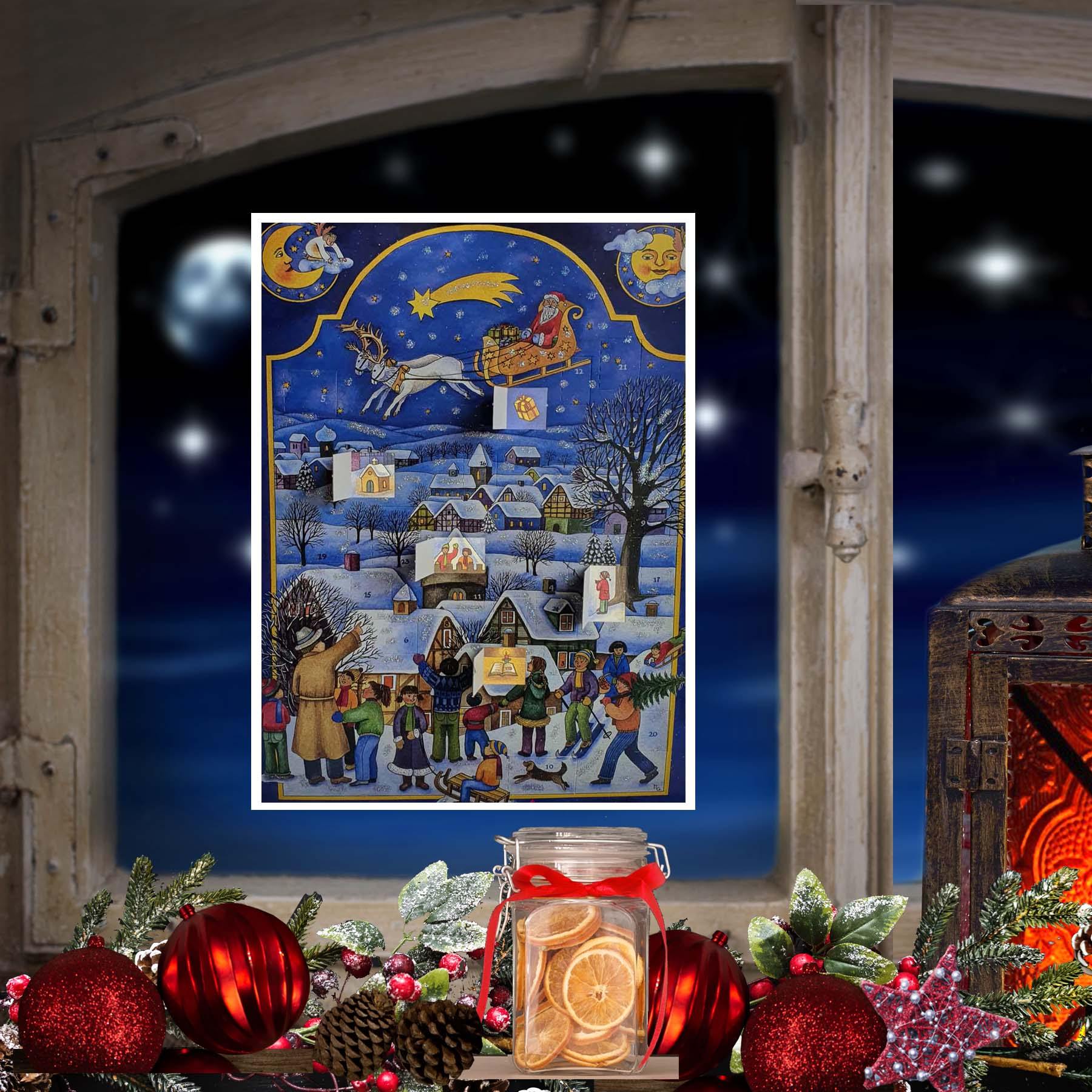 Adventskalender A4 "Nikolaus kommt" - Sellmer Adventskalender thumbnail