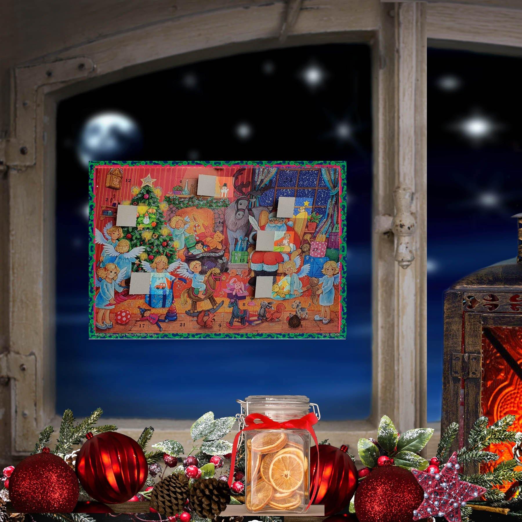 Adventskalender A4 "Weihnachtsvorbereitungen" - Sellmer Adventskalender