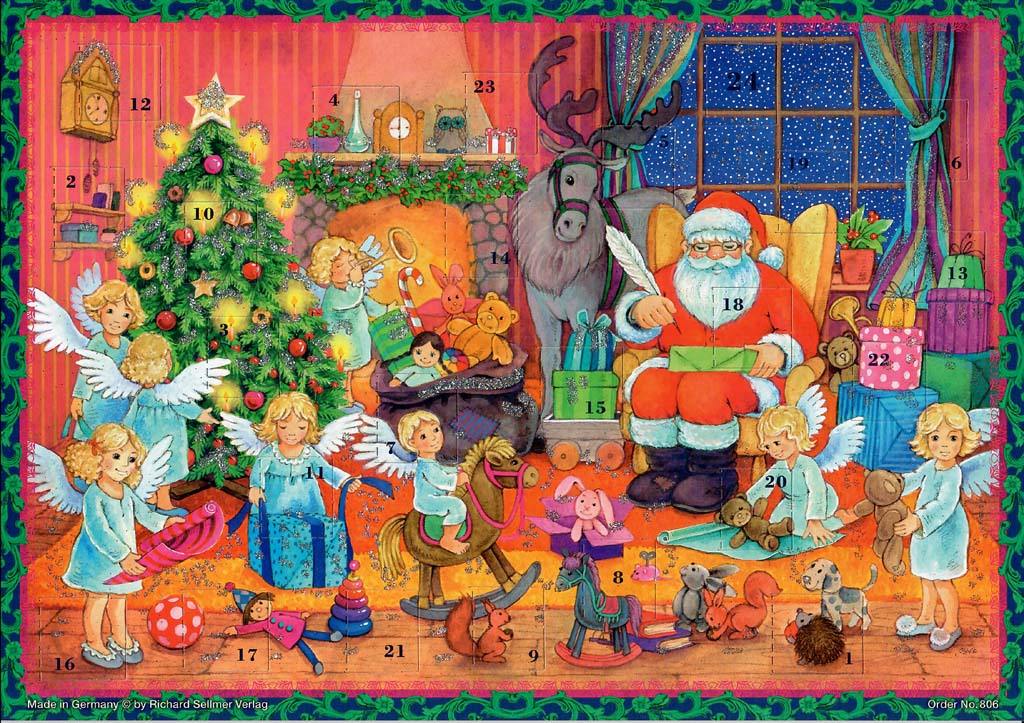 Adventskalender A4 "Weihnachtsvorbereitungen" - Sellmer Adventskalender