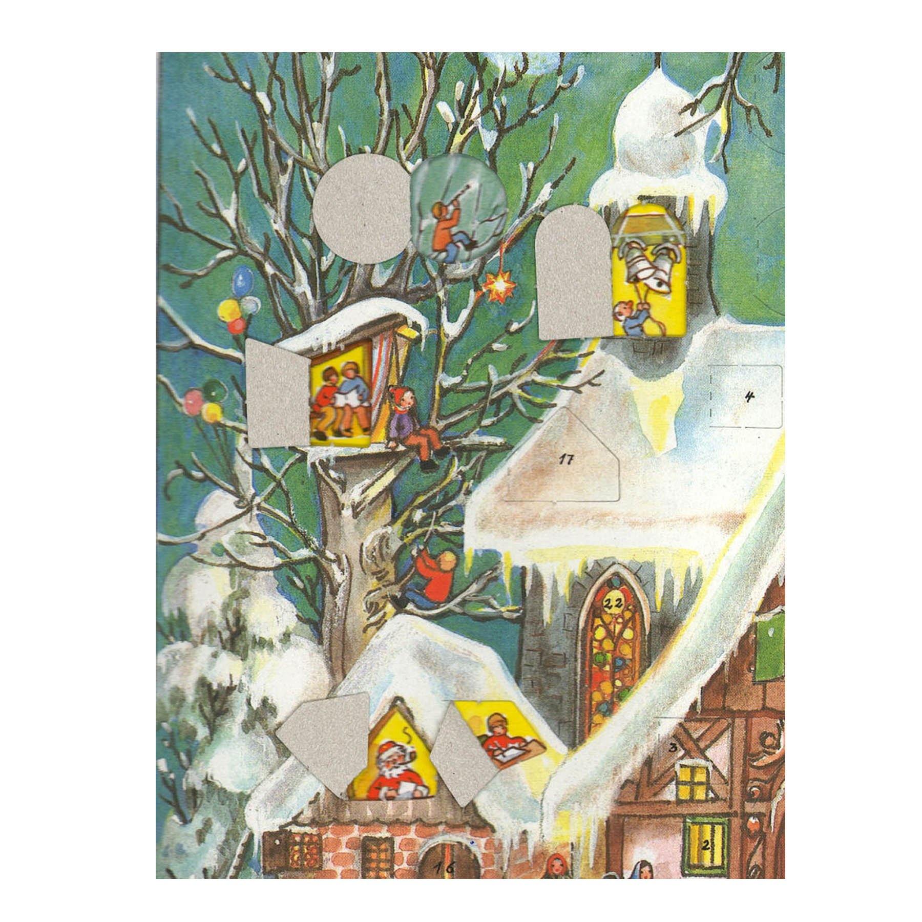 Adventskalender A4 "Winterliches Treiben" - Sellmer Adventskalender