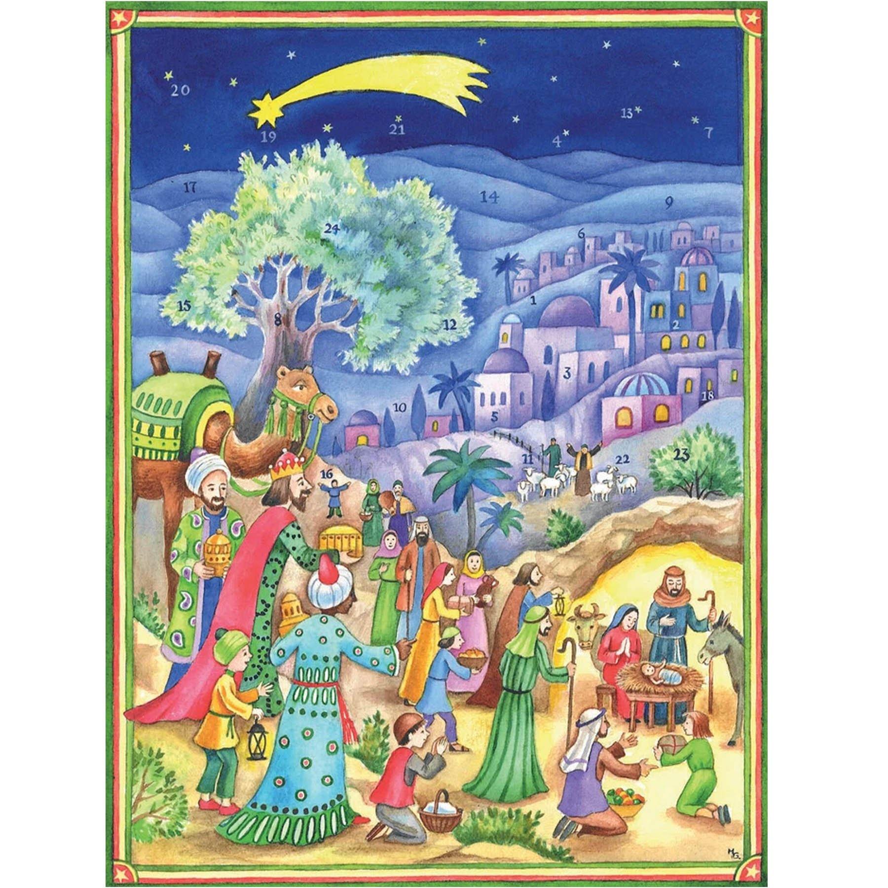 Adventskalender "Besuch an der Krippe" - Sellmer Adventskalender