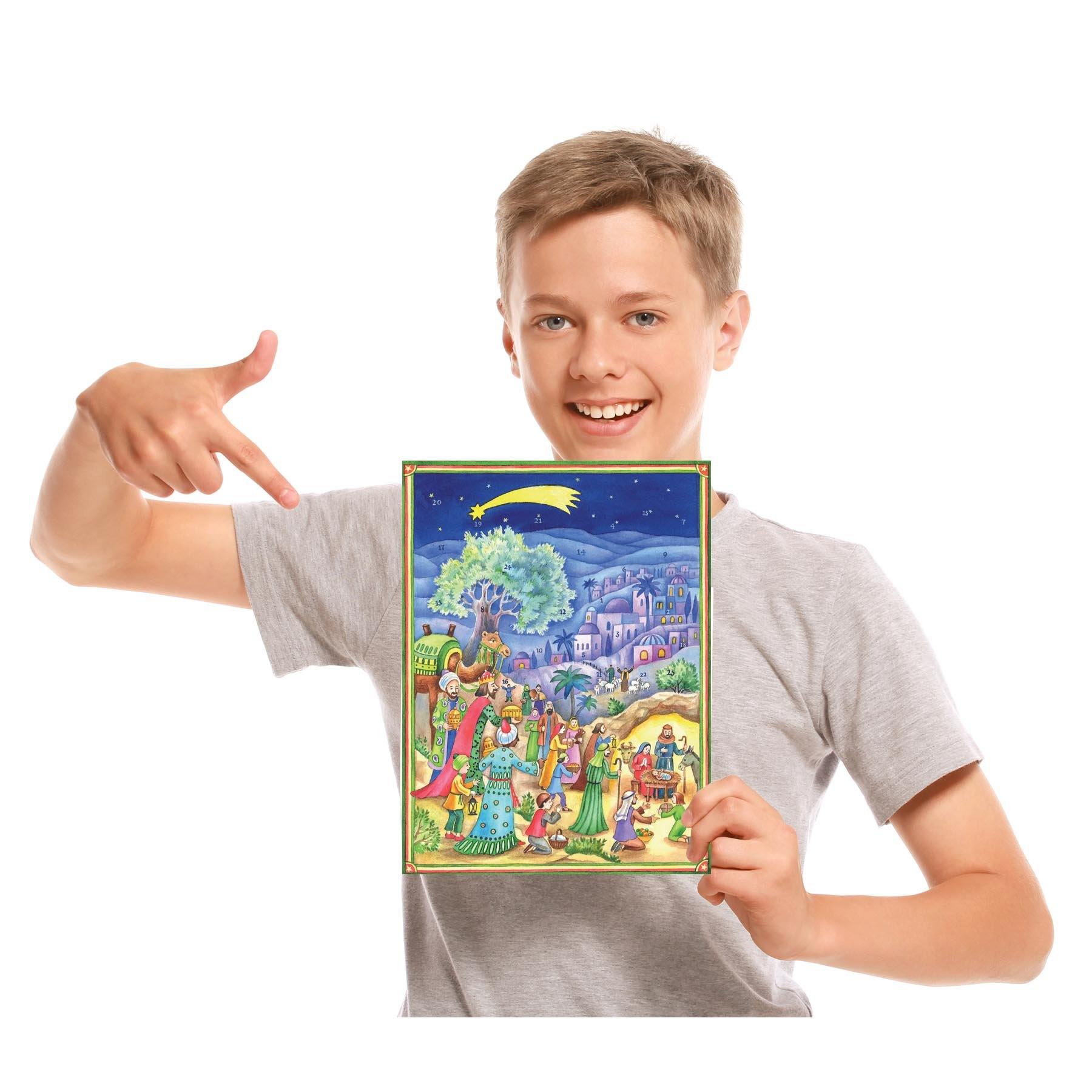 Adventskalender "Besuch an der Krippe" - Sellmer Adventskalender thumbnail