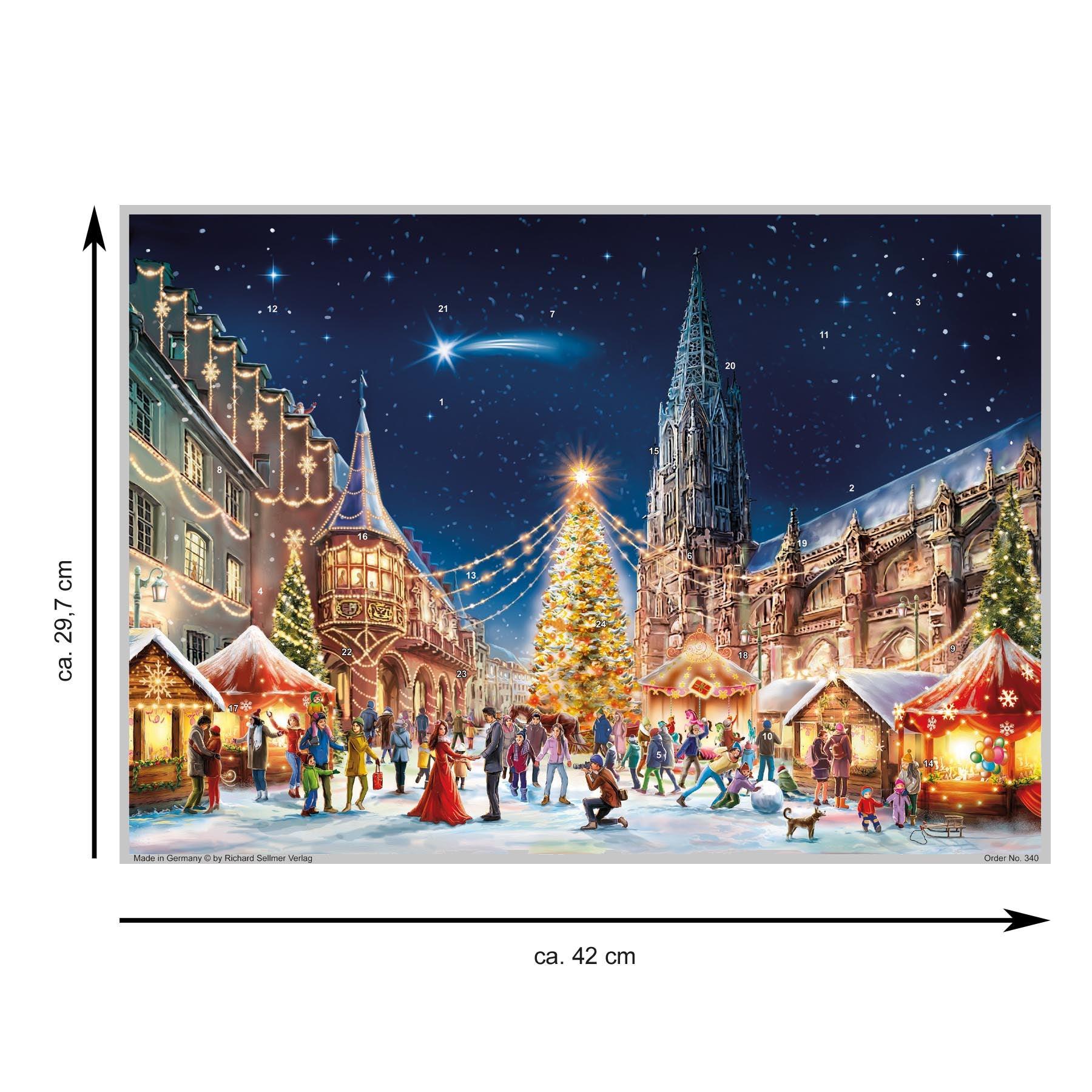 Adventskalender "Freiburger Münster" - Sellmer Adventskalender