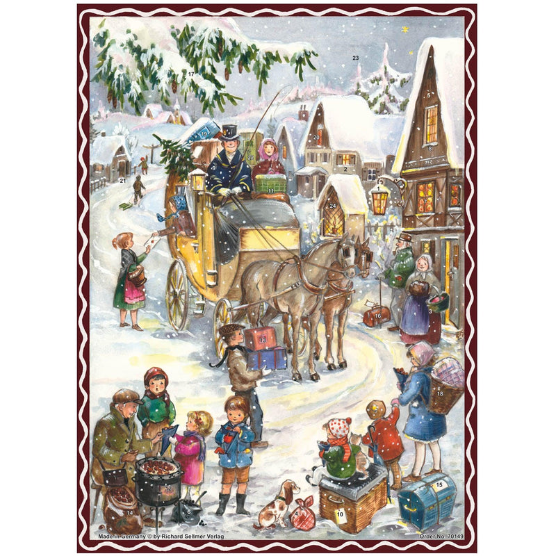 Advent calendar "Hooray, the carriage is coming"