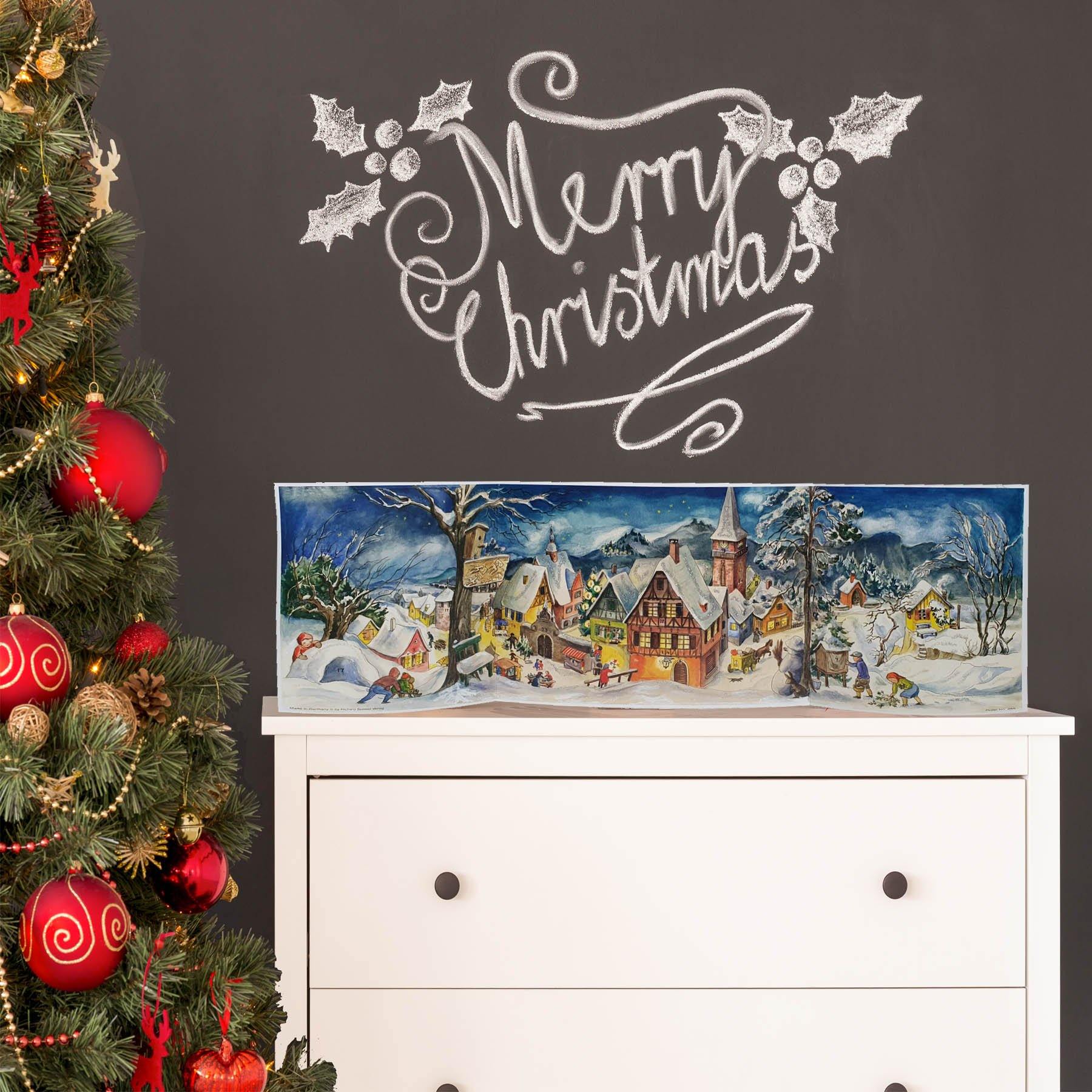 Adventskalender "Kleines Dorf im Winter" - Sellmer Adventskalender