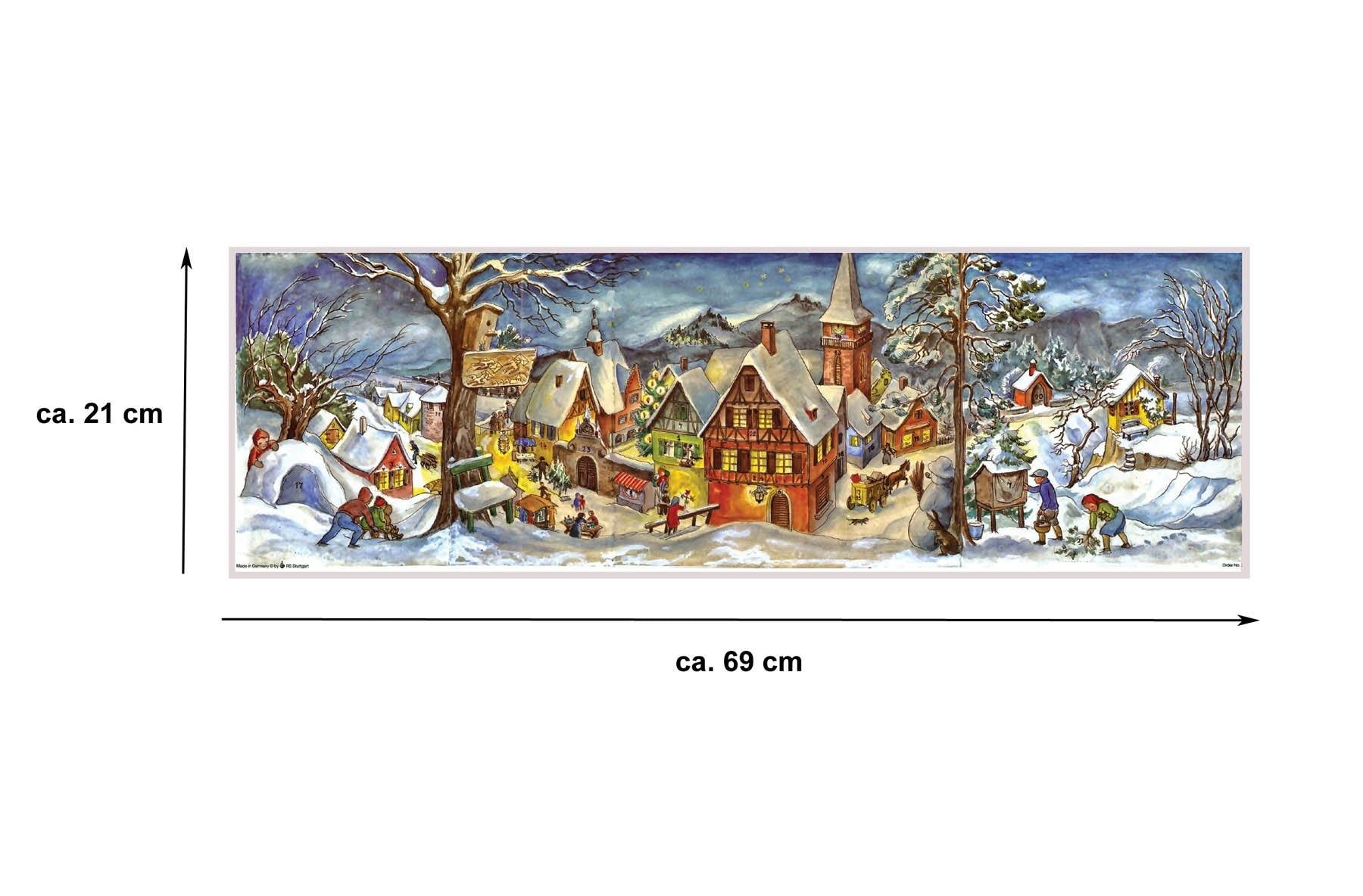 Adventskalender "Kleines Dorf im Winter" - Sellmer Adventskalender thumbnail