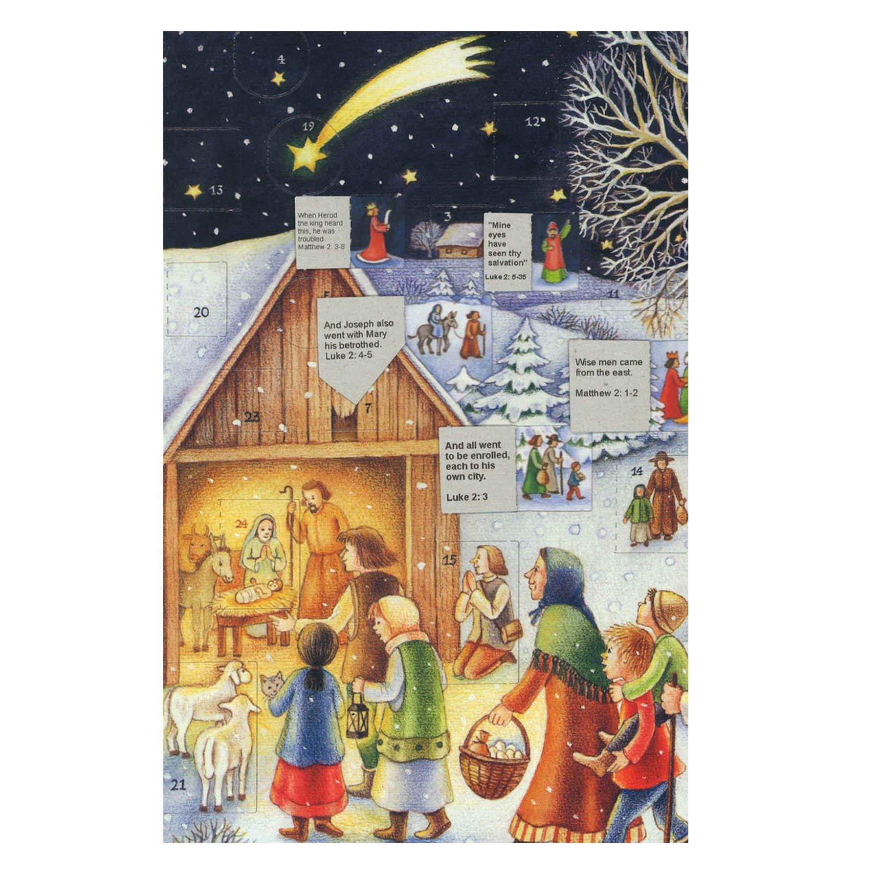 Adventskalender "Kommt, seht den Stall" - Sellmer Adventskalender thumbnail