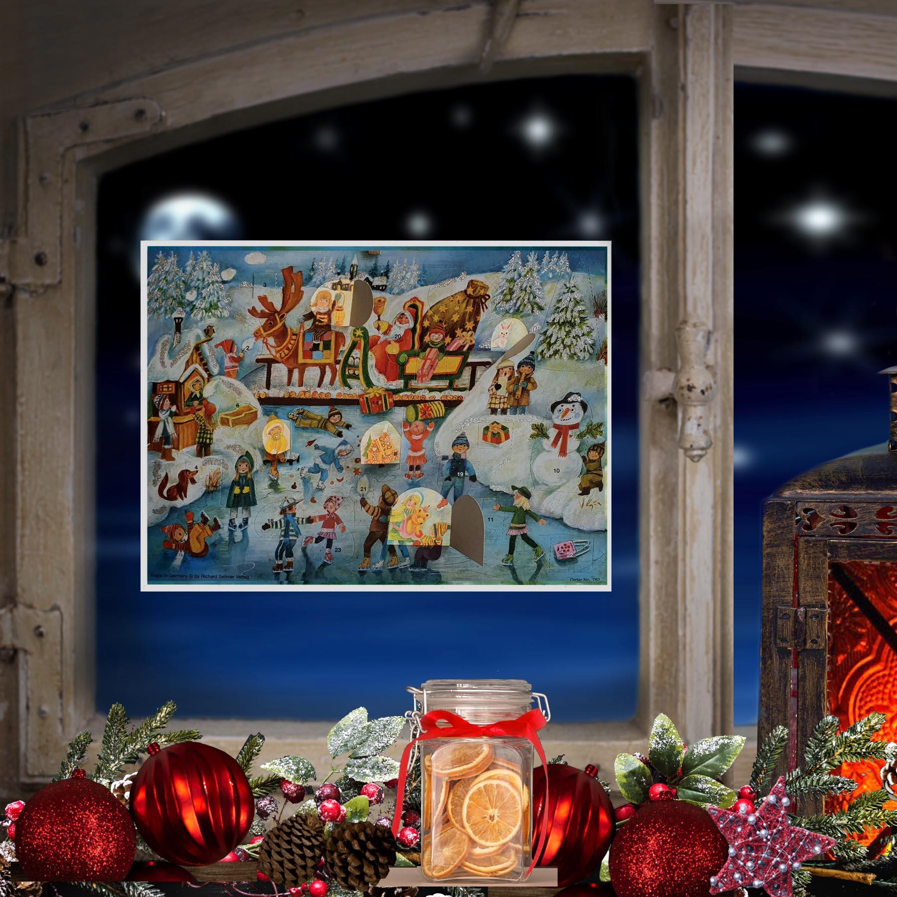 Adventskalender "Spaß beim Eislaufen" - Sellmer Adventskalender