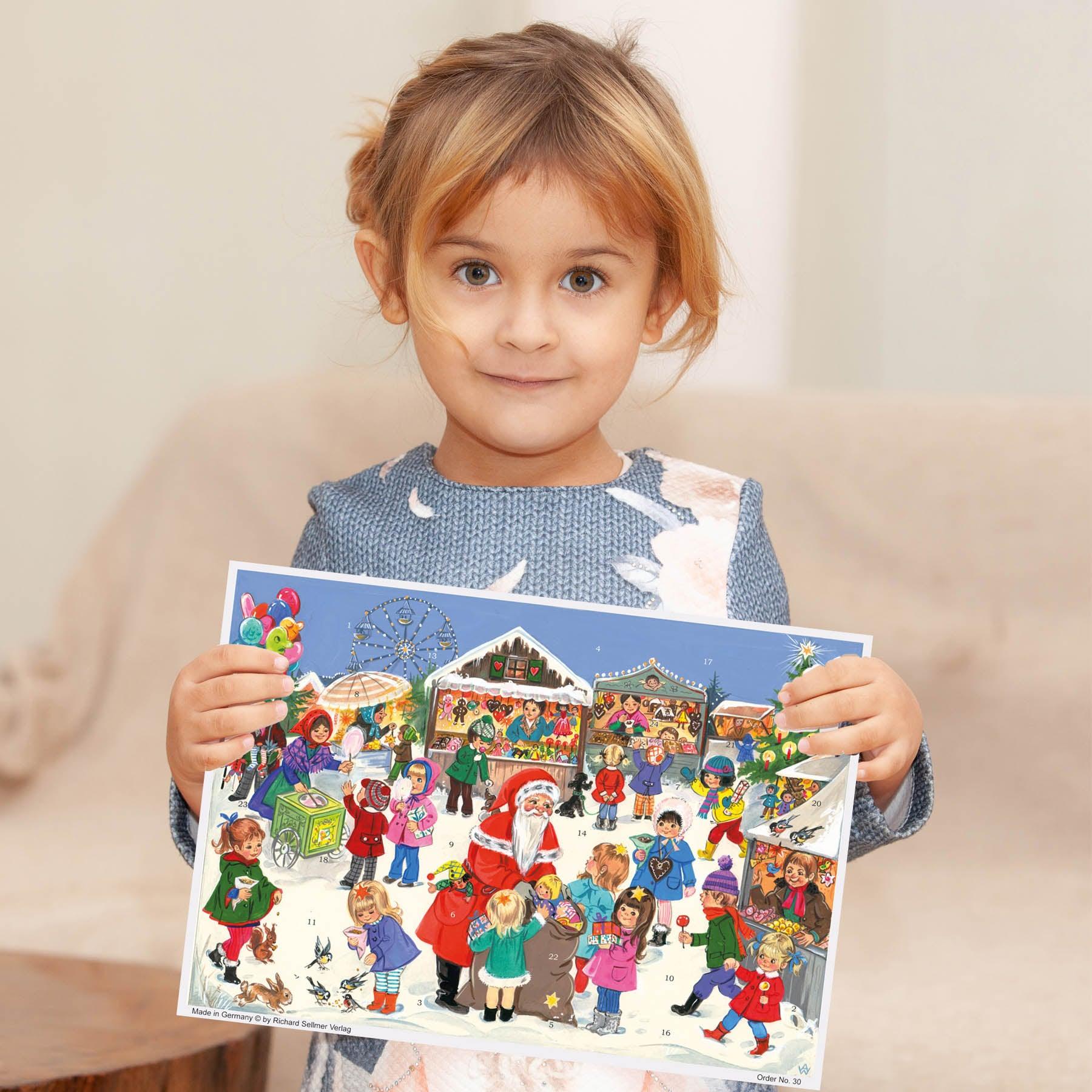 Adventskalender "Weihnachtsjahrmarkt" - Sellmer Adventskalender thumbnail