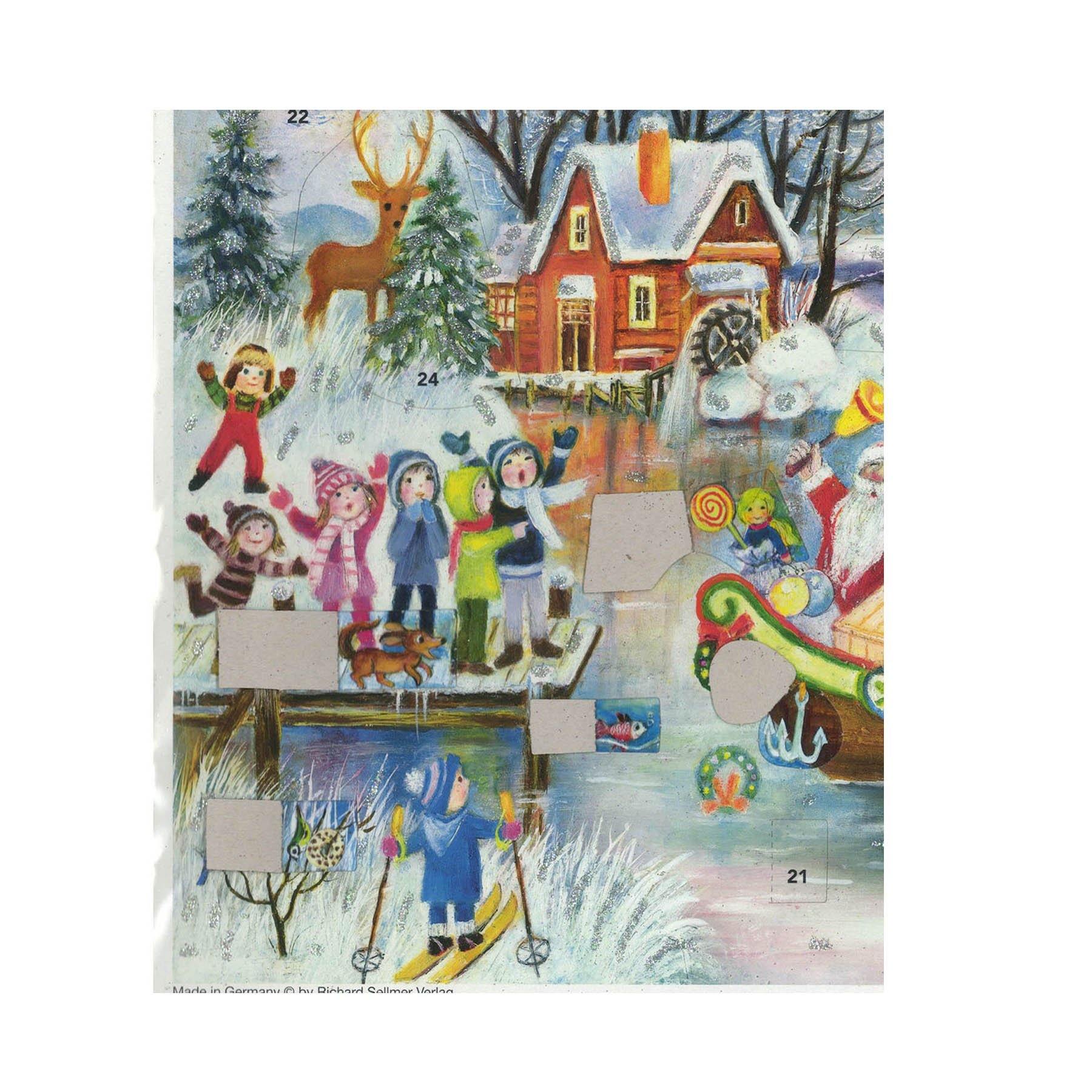 Adventskalender "Weihnachtsmann im Boot" - Sellmer Adventskalender thumbnail