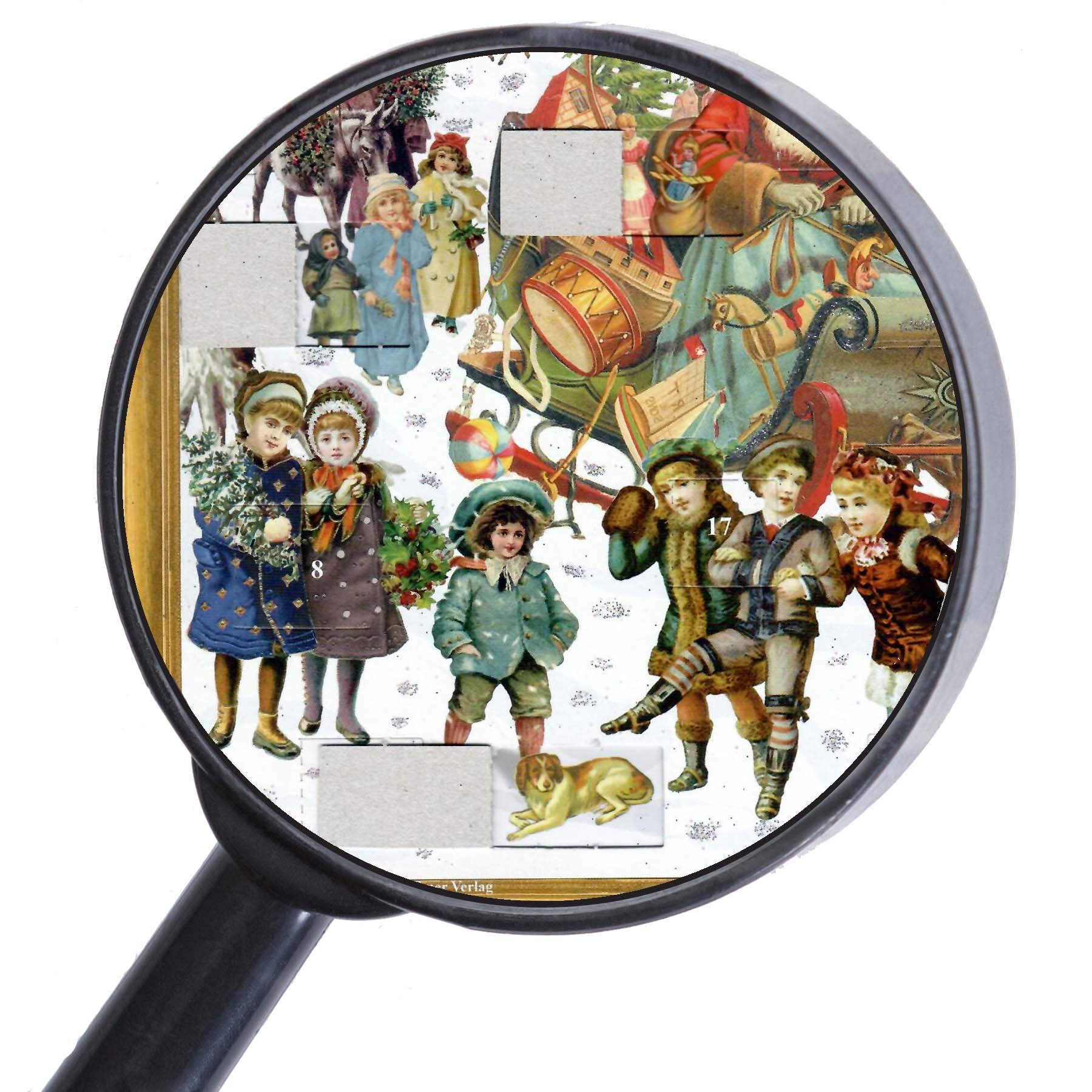 Adventskalender "Weihnachtsmann im Rentierschlitten" - Sellmer Adventskalender thumbnail