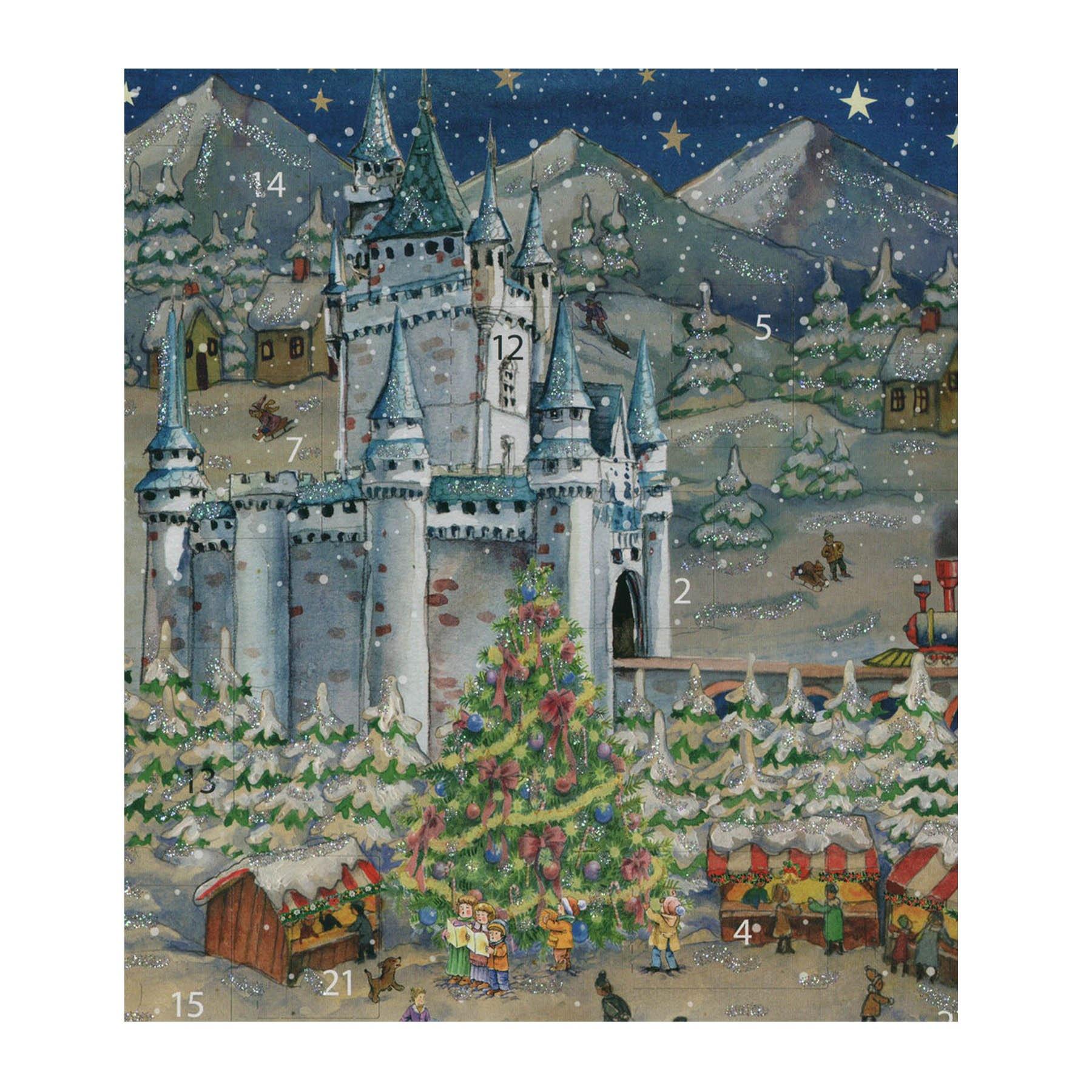Adventskalender "Weihnachtsmarkt an der Burg" - Sellmer Adventskalender